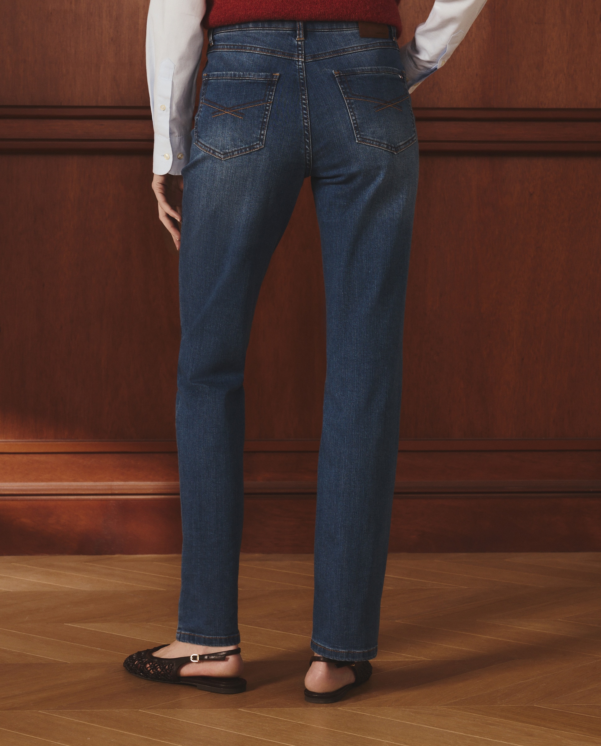 Jeans skinny lisas Cinzento-3
