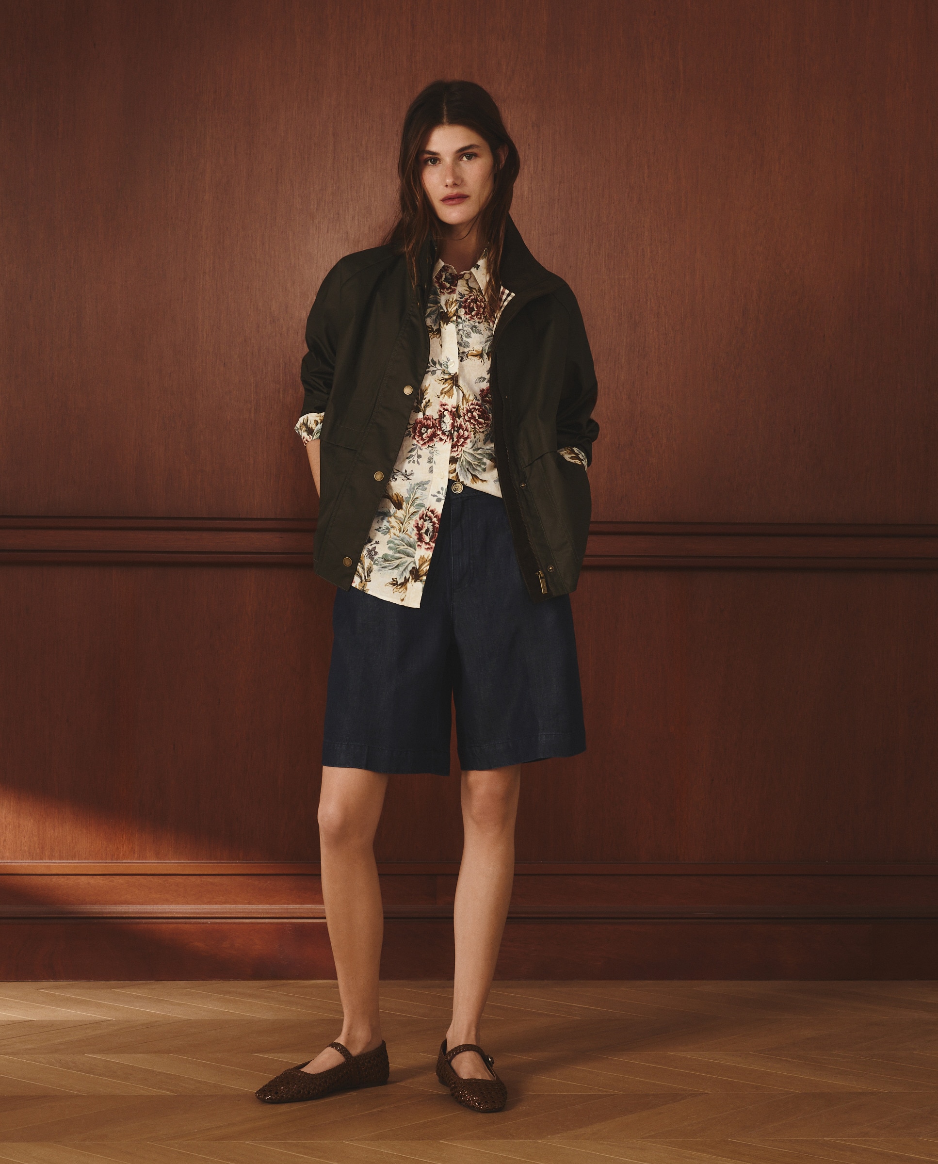 Imagem 0 de Bermudas de Ganga com Pinças