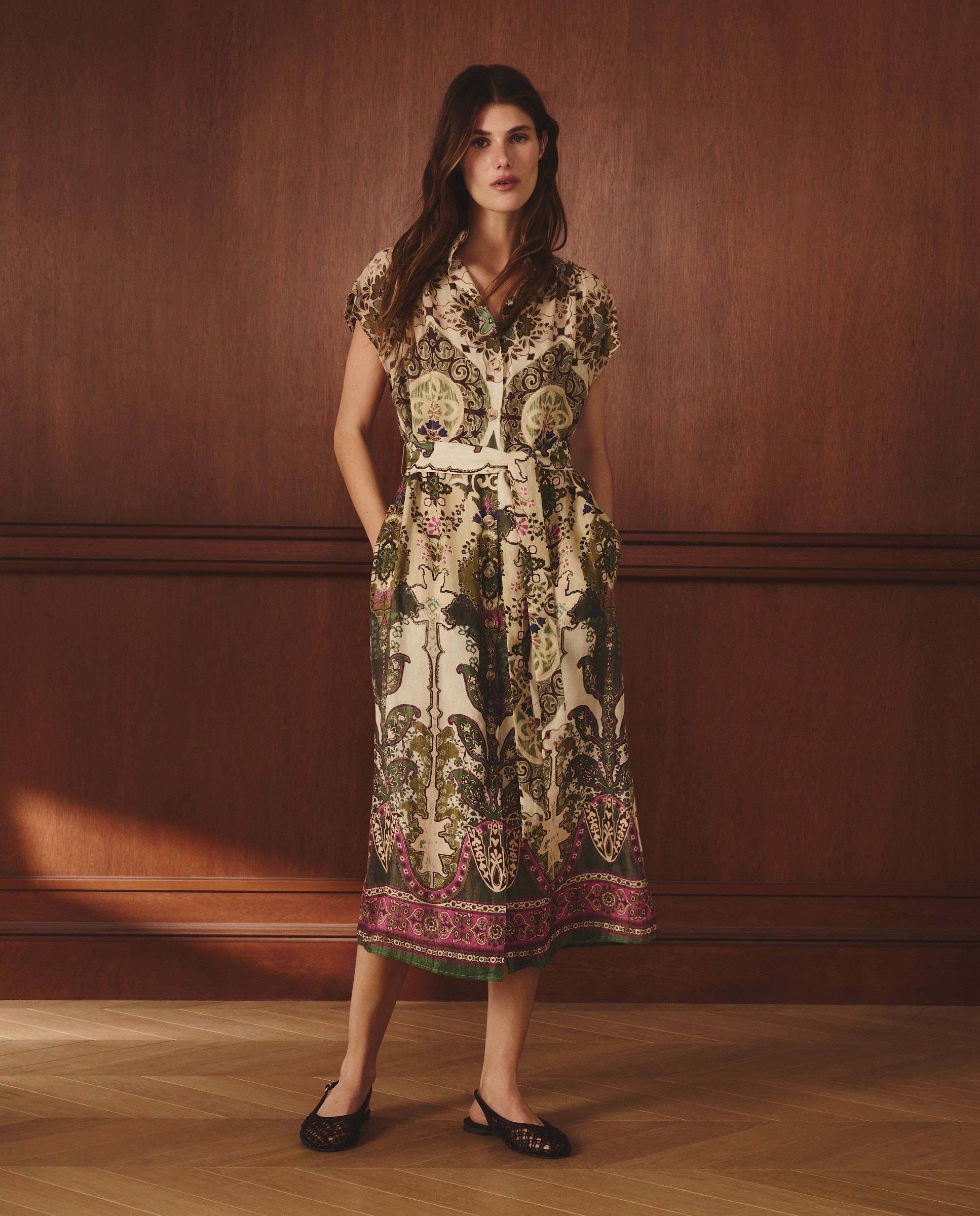 Imagem 0 de Vestido de Linho sem Mangas