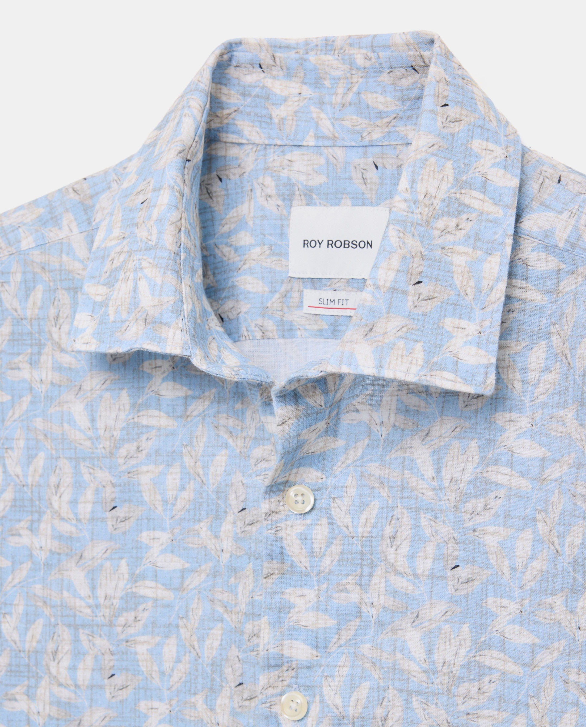 Camisa Casual Azul-claro-5