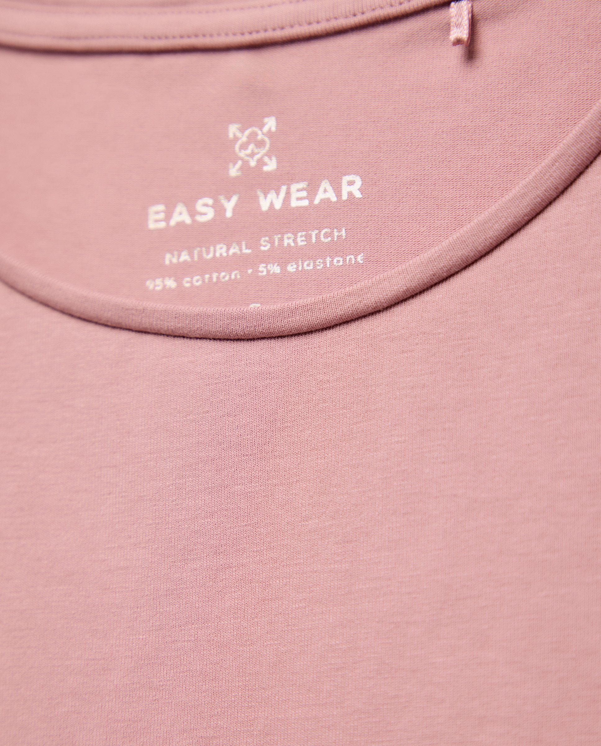 T-shirt de mulher com manga curta 200 Rosa-2