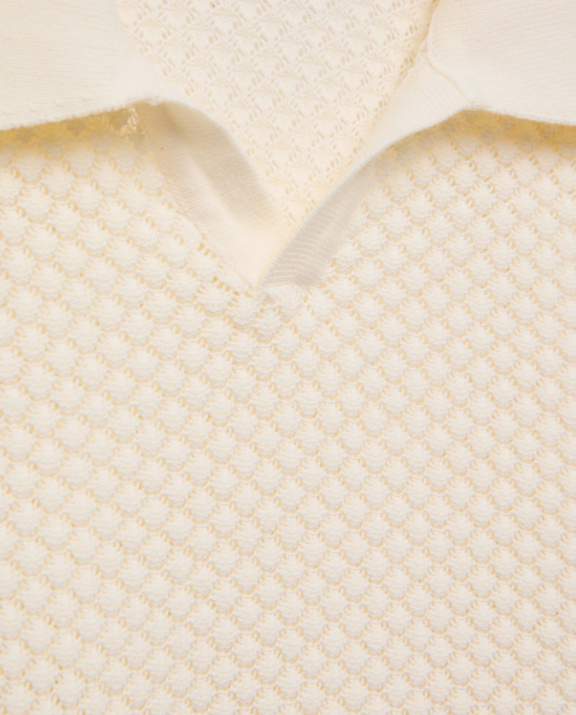 Polo de Manga Curta com Fantasia Coconut El Corte Inglés 120 Cru-6