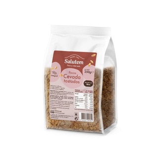 Flocos de Cevada Integral Tostados embalagem 250 g - Salutem