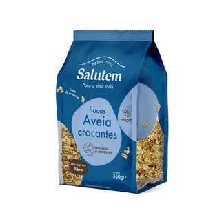 Flocos de Aveia 0% Açúcar embalagem 375 g - Salutem