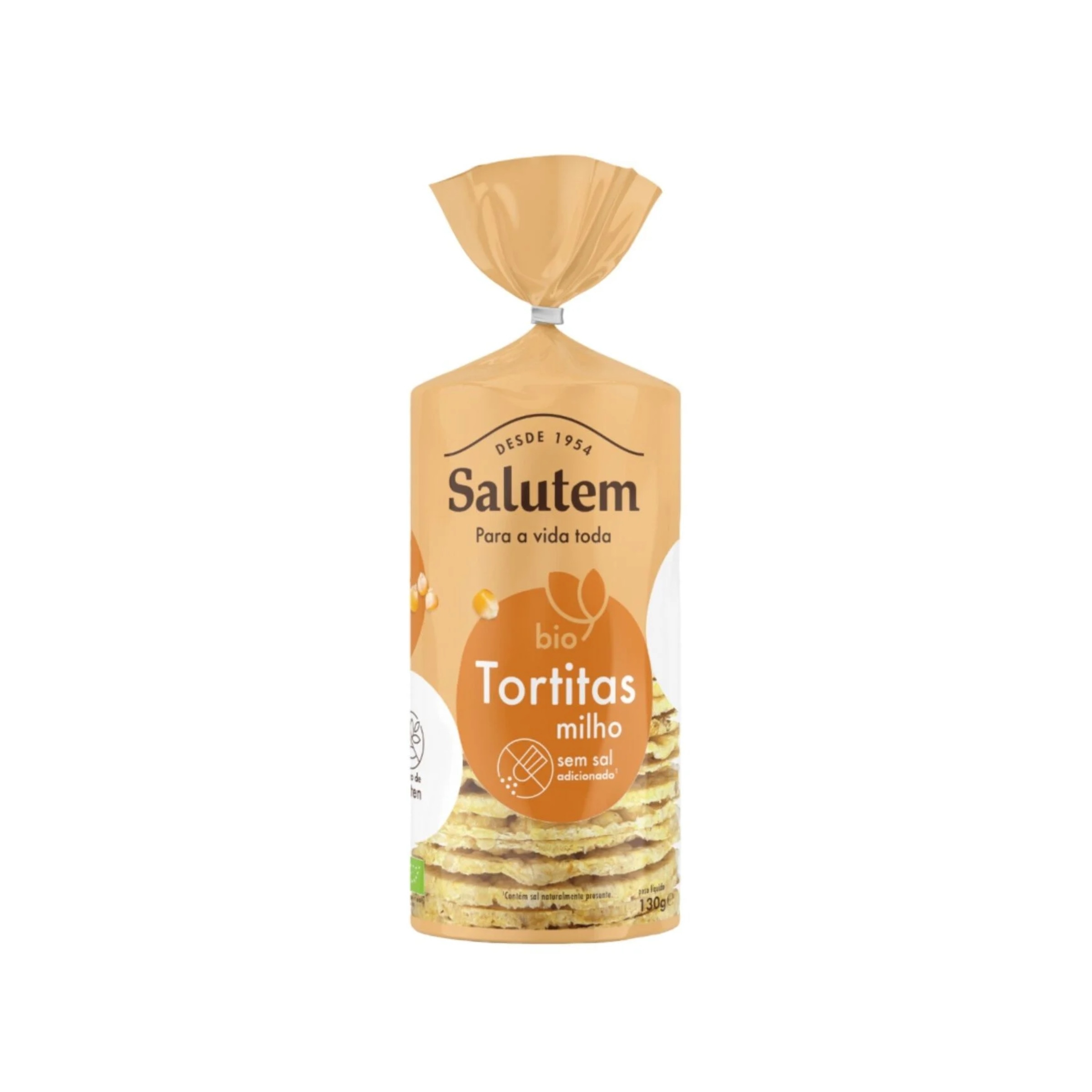 Tortitas de Milho sem Sal Bio embalagem 130 g