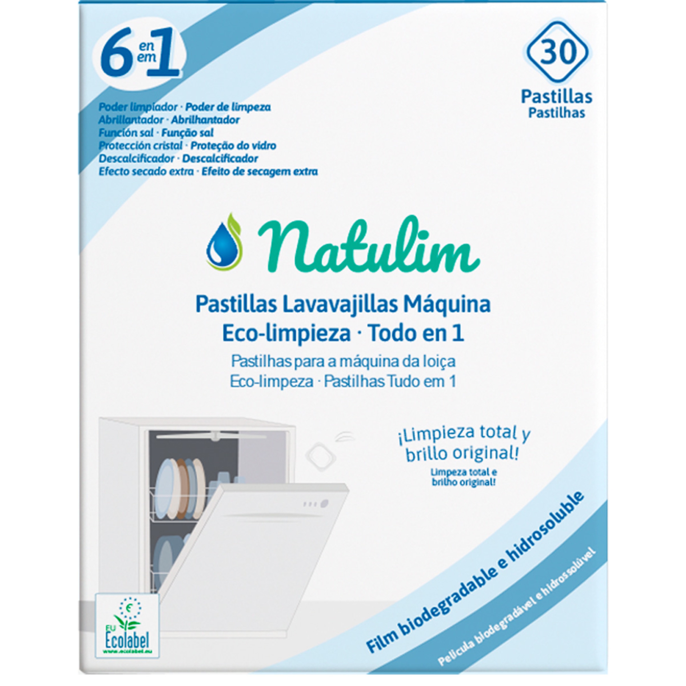 Detergente para Loiça Manual em Pastilhas embalagem 30 unidades