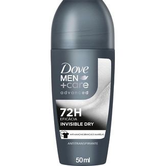 Desodorizante Homem Roll-On Invisible Dry 72h embalagem 50 ml - Dove
