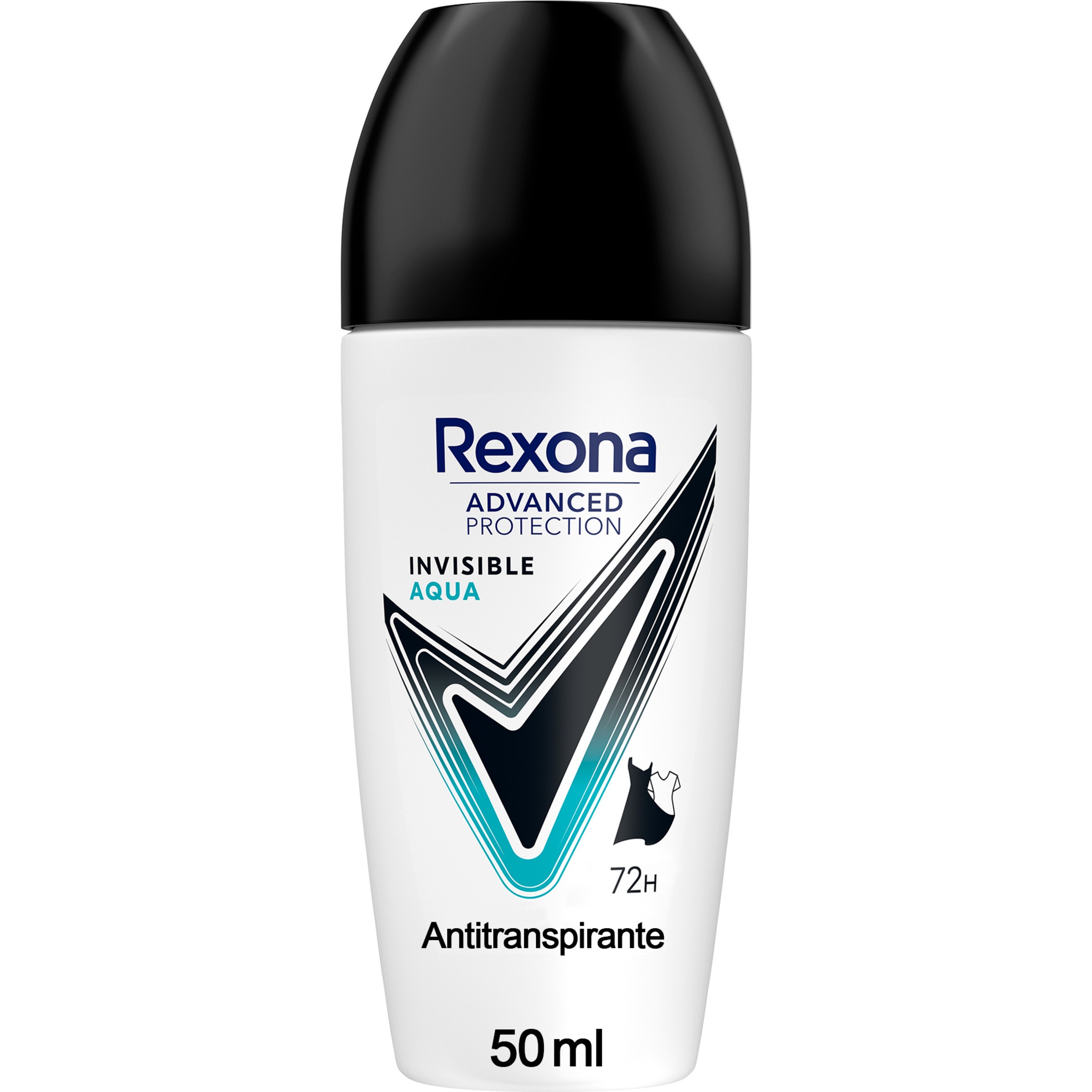 Desodorizante  Invisible Aqua Roll On  72H embalagem 50 ml