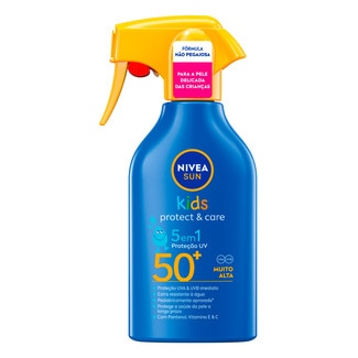 Protector Solar Care  Kids SP50+ embalagem 250 ml - Nivea Sun