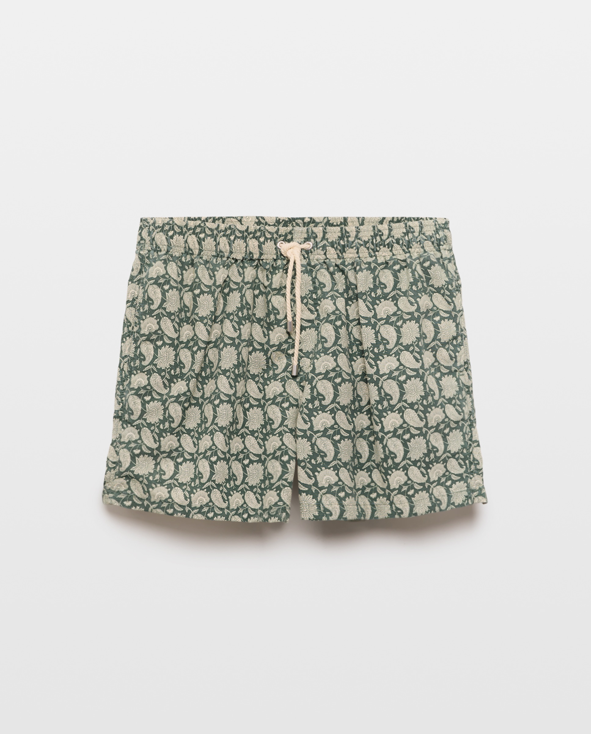 Calções de banho de homem Verde-3