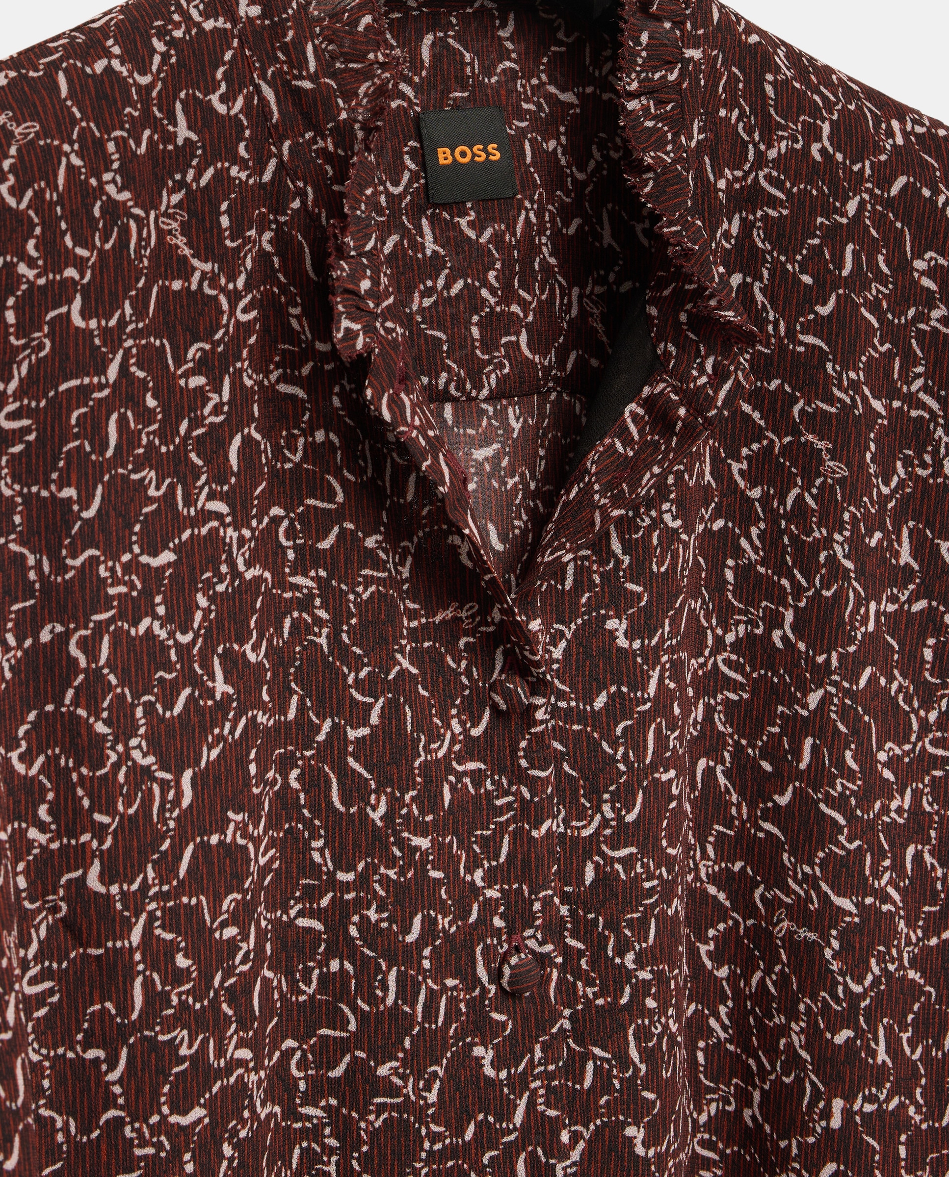Camisa de Manga Comprida Georgette. Multicolor-5