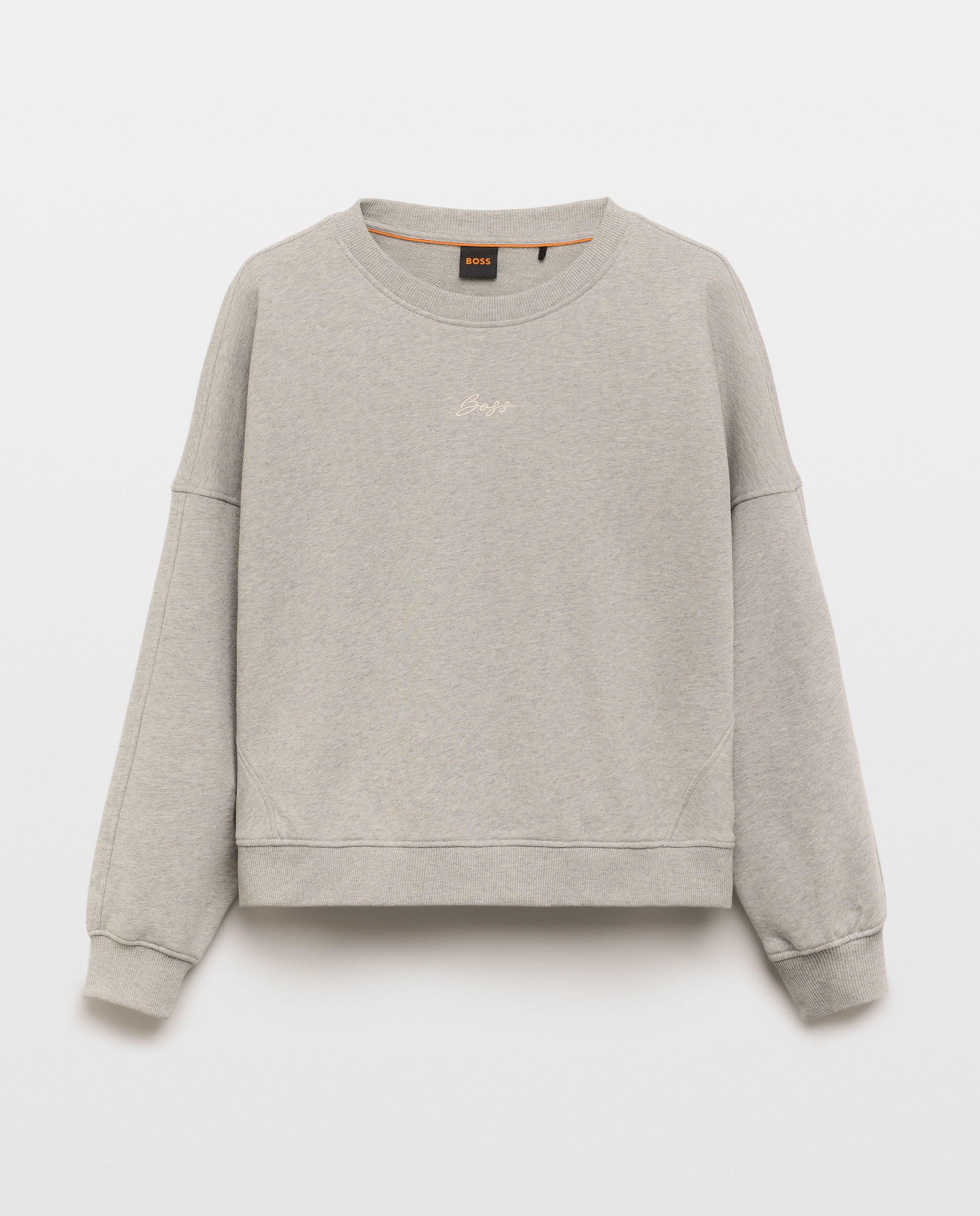 Sweatshirt de Manga Comprida sem Capuz Cinzento-4
