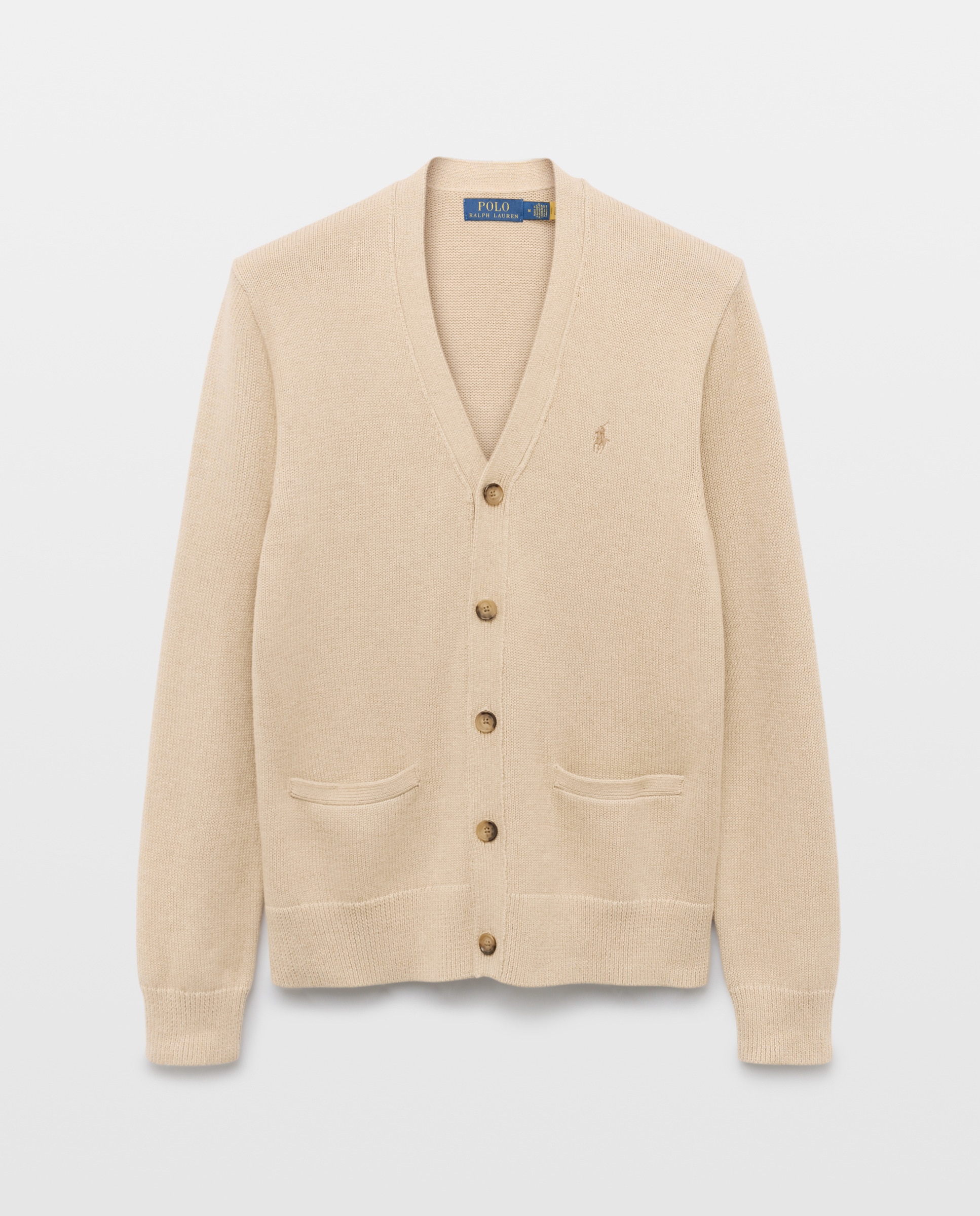 Imagem 0 de Cardigan de Algodão com Gola em Bico