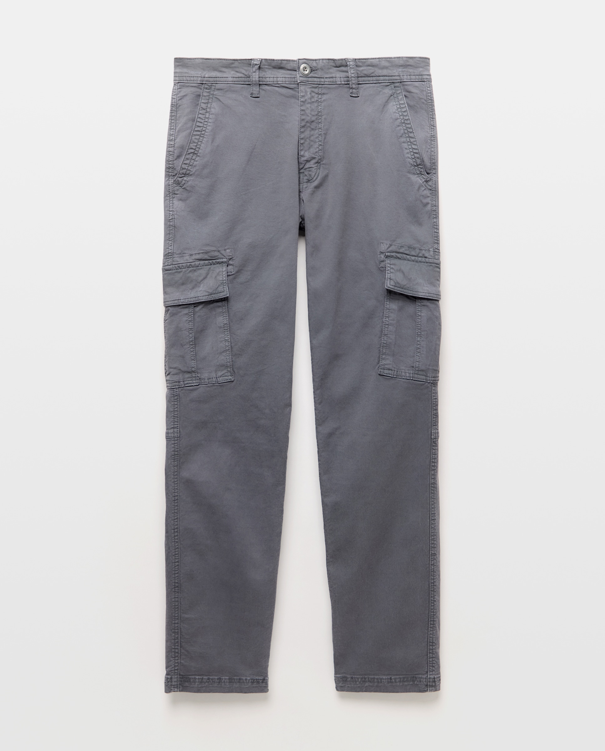 Pantalón de hombre multibolsillos de algodón. - Green Coast - Azul oscuro Azul oscuro-4