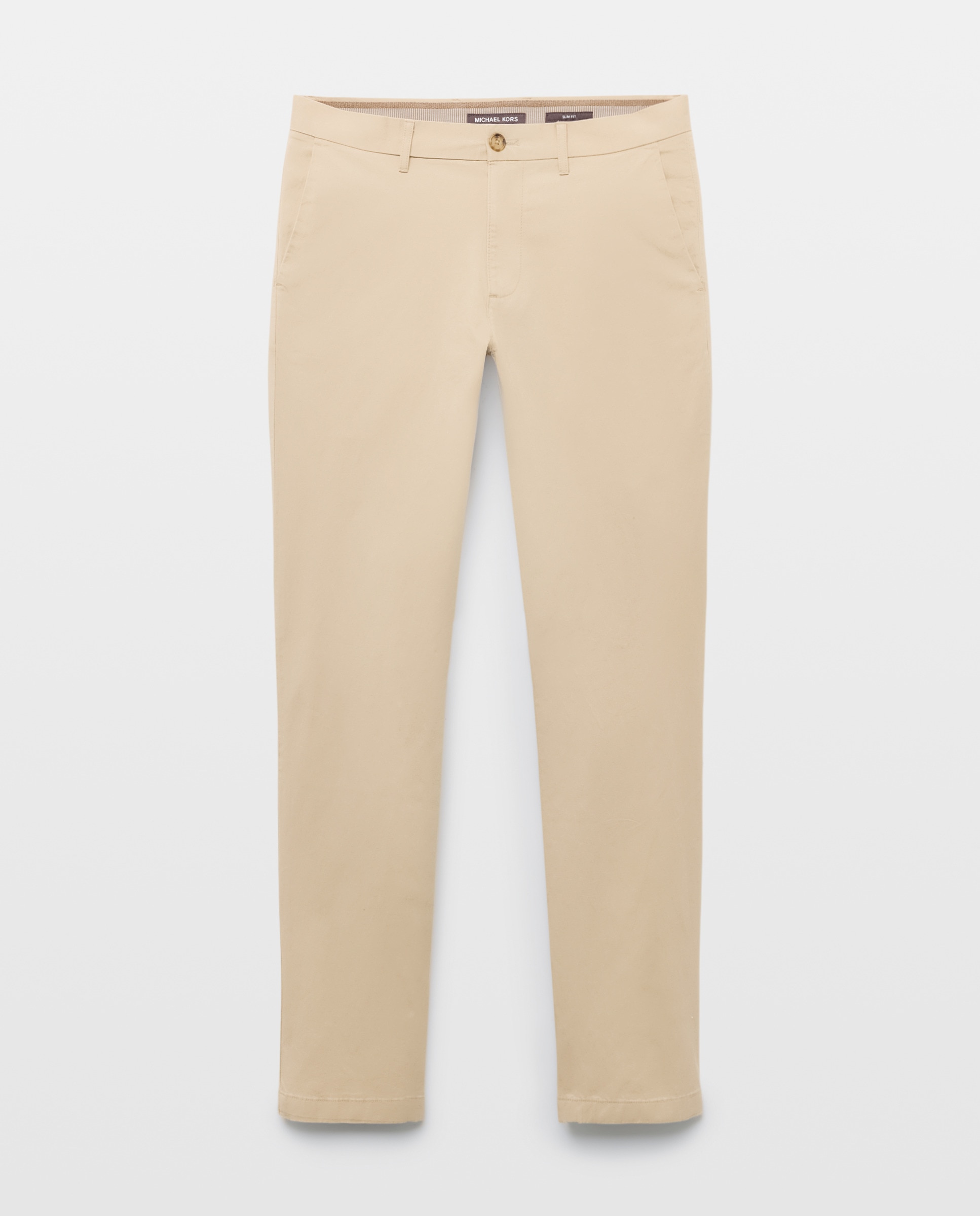 Pantalón de hombre chino en algodón - Michael Kors - Beige Beige-4