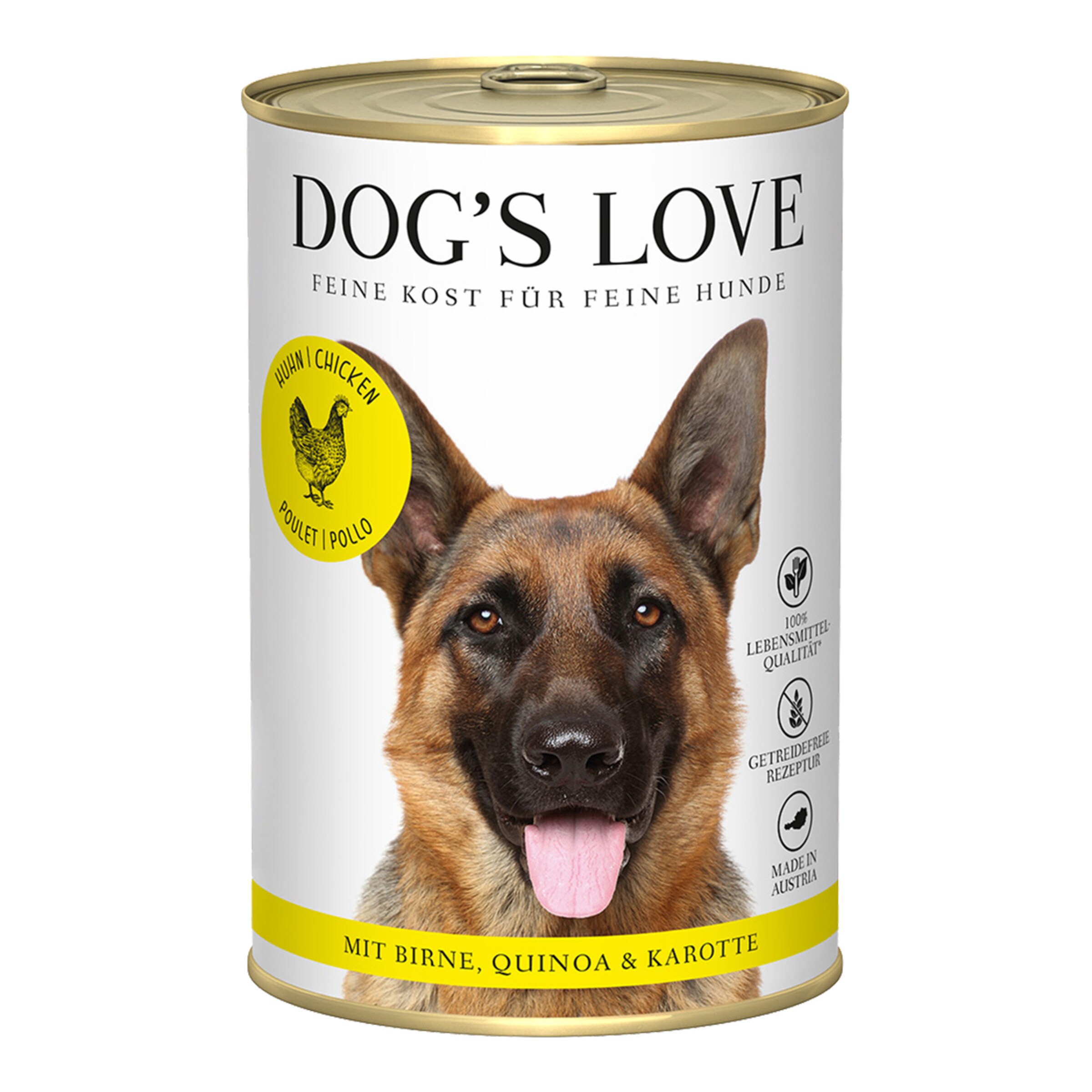 Comida húmeda para perros adultos Dog's Love pollo sin cereales 400 g 3