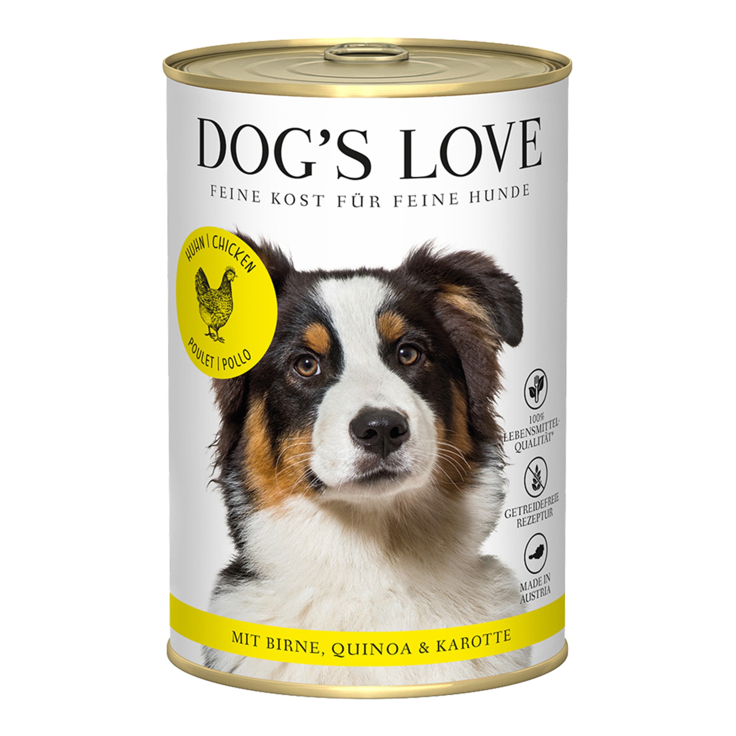 Imagen 0 de Comida húmeda para perros adultos Dog's Love pollo sin cereales 400 g