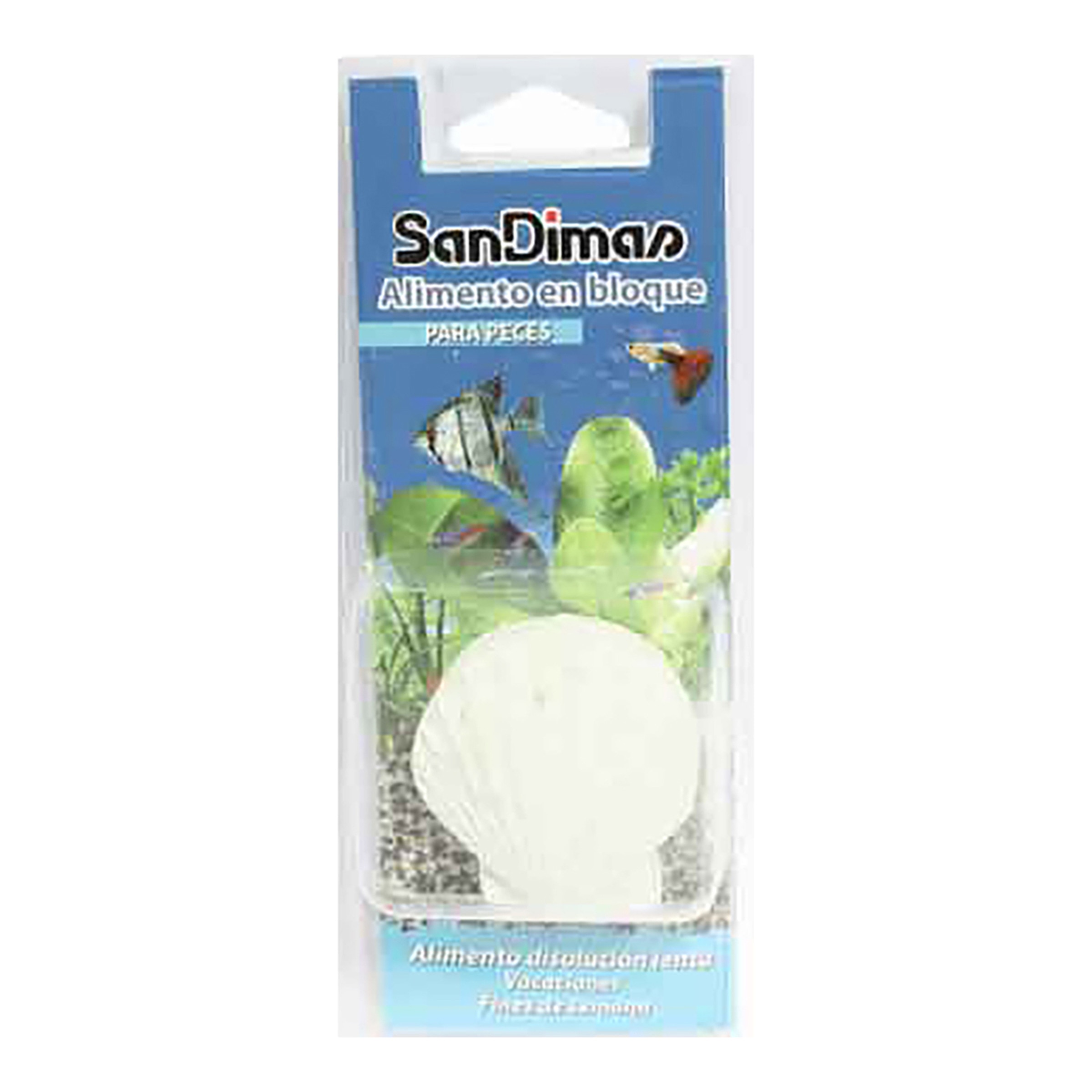 Imagen 0 de Alimento en bloque para peces San Dimas Vacaciones 40 g