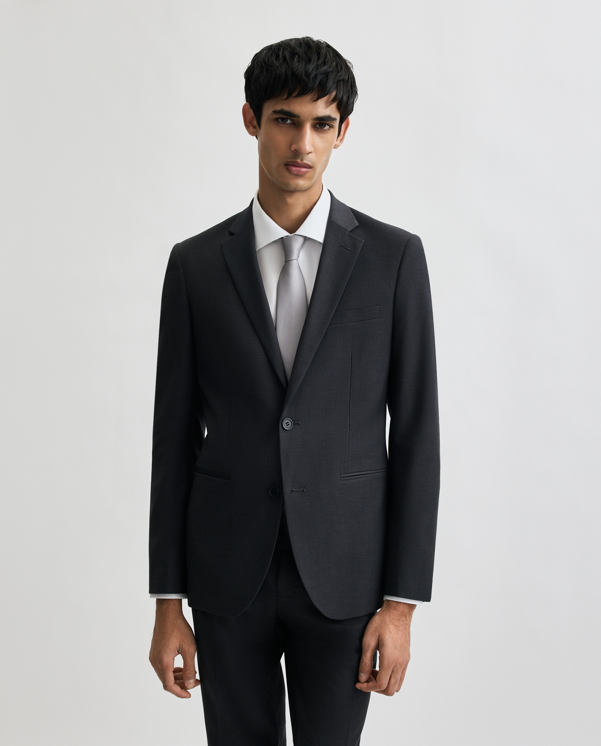Chaqueta de traje para hombre lisa - Easy Wear - 830 Antracita 830 Antracita-1