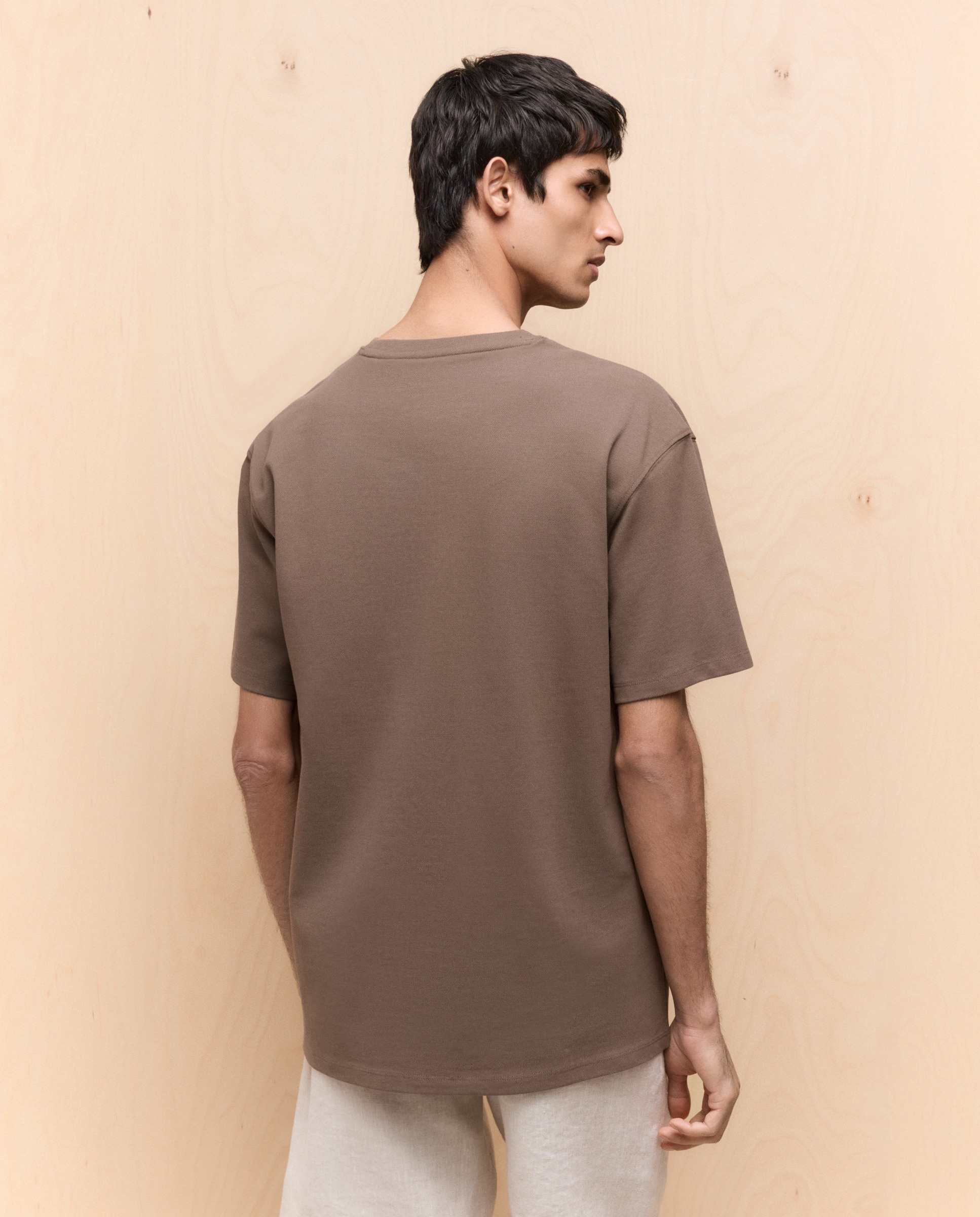 T-shirt com manga curta 740 Tabaco-2