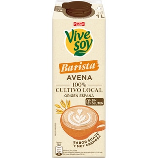 bebida de avena Barista 100% Cultivo local sin gluten brik 1 l - Vivesoy