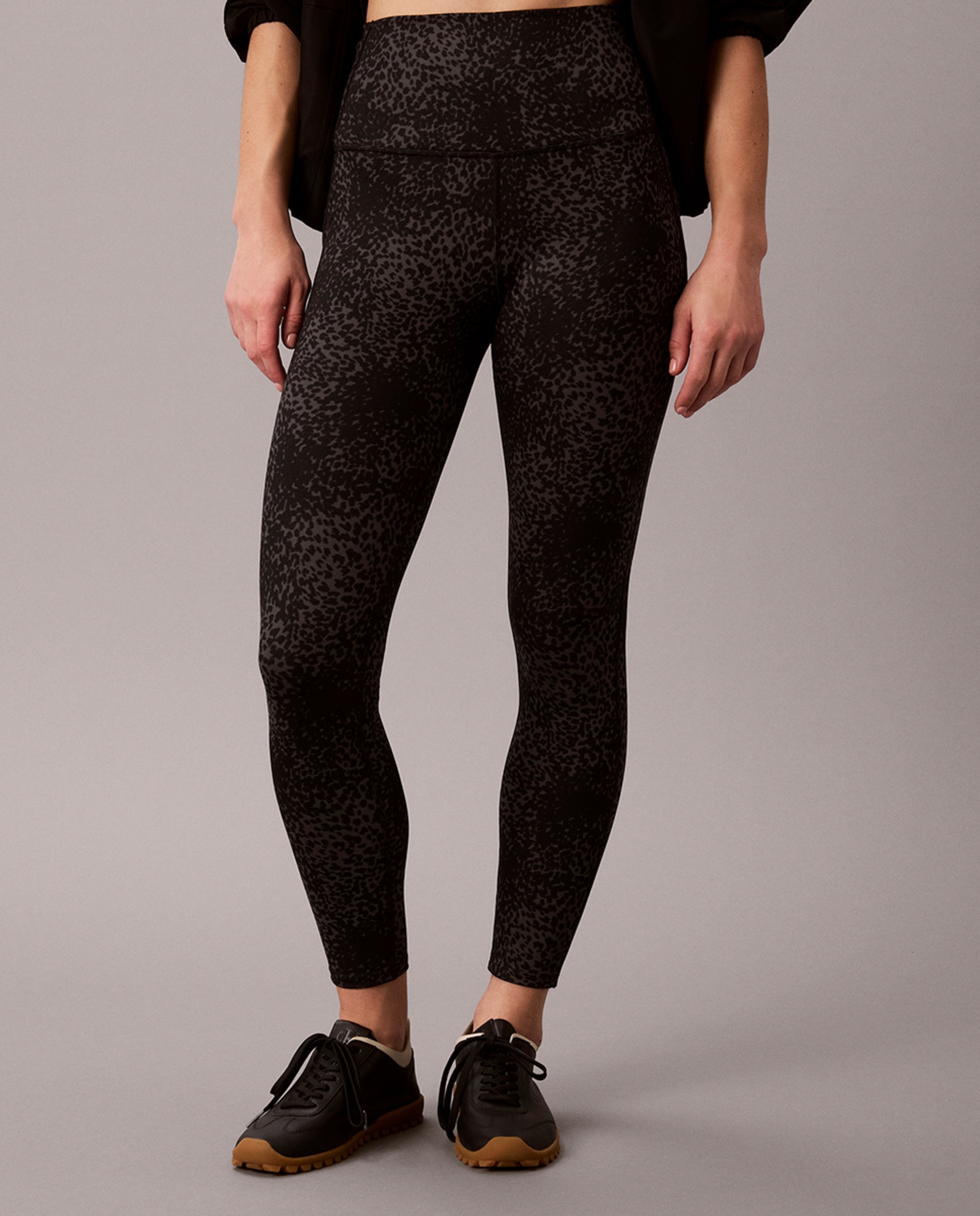 Leggings Desportivas Soft Stretch Lace Preto-4