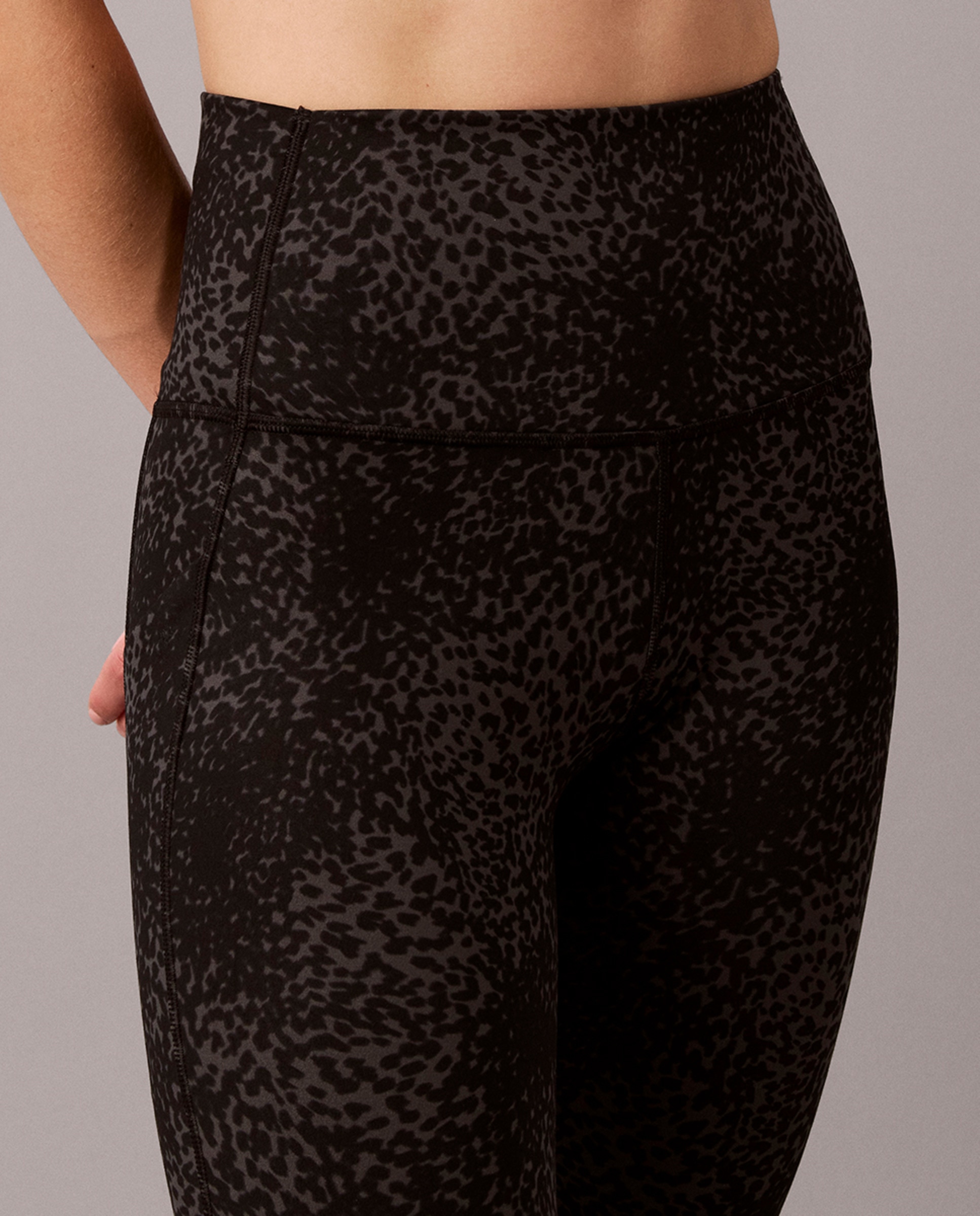 Leggings Desportivas Soft Stretch Lace Preto-3