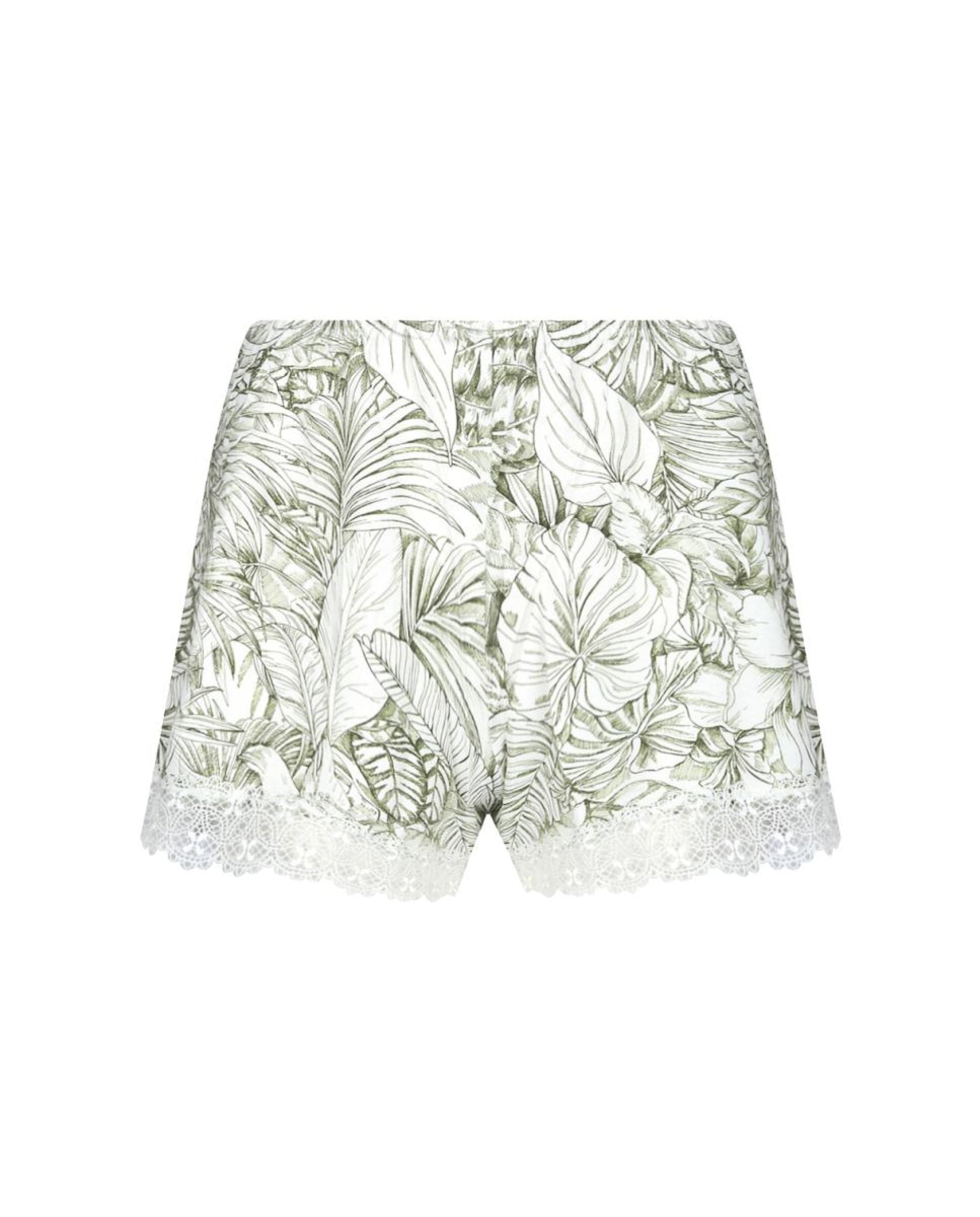 Calções de Pijama Bambu com Renda Natural-2