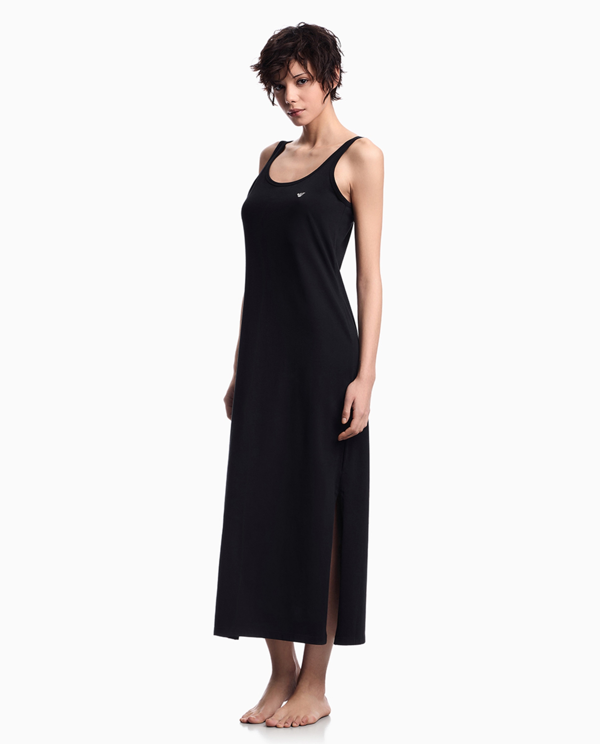 Imagem 0 de Vestido Comprido de Alças em Algodão "Everyday Cotton"