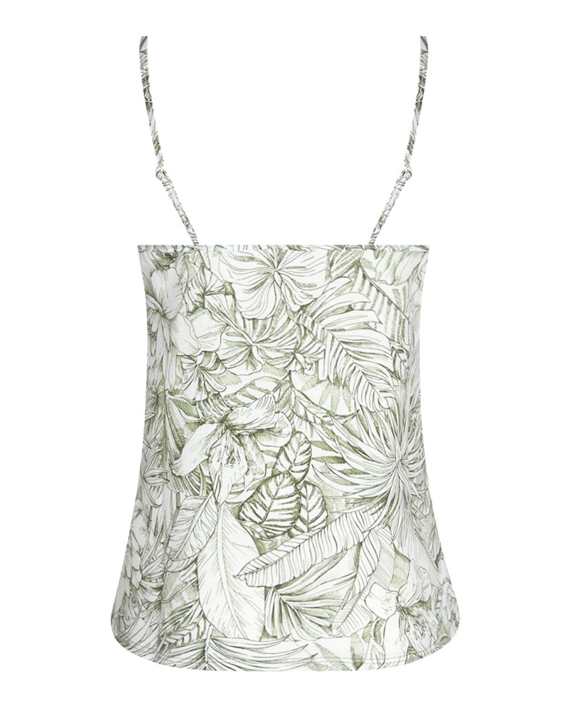 T-shirt com Alças Bambu com Renda Natural-2