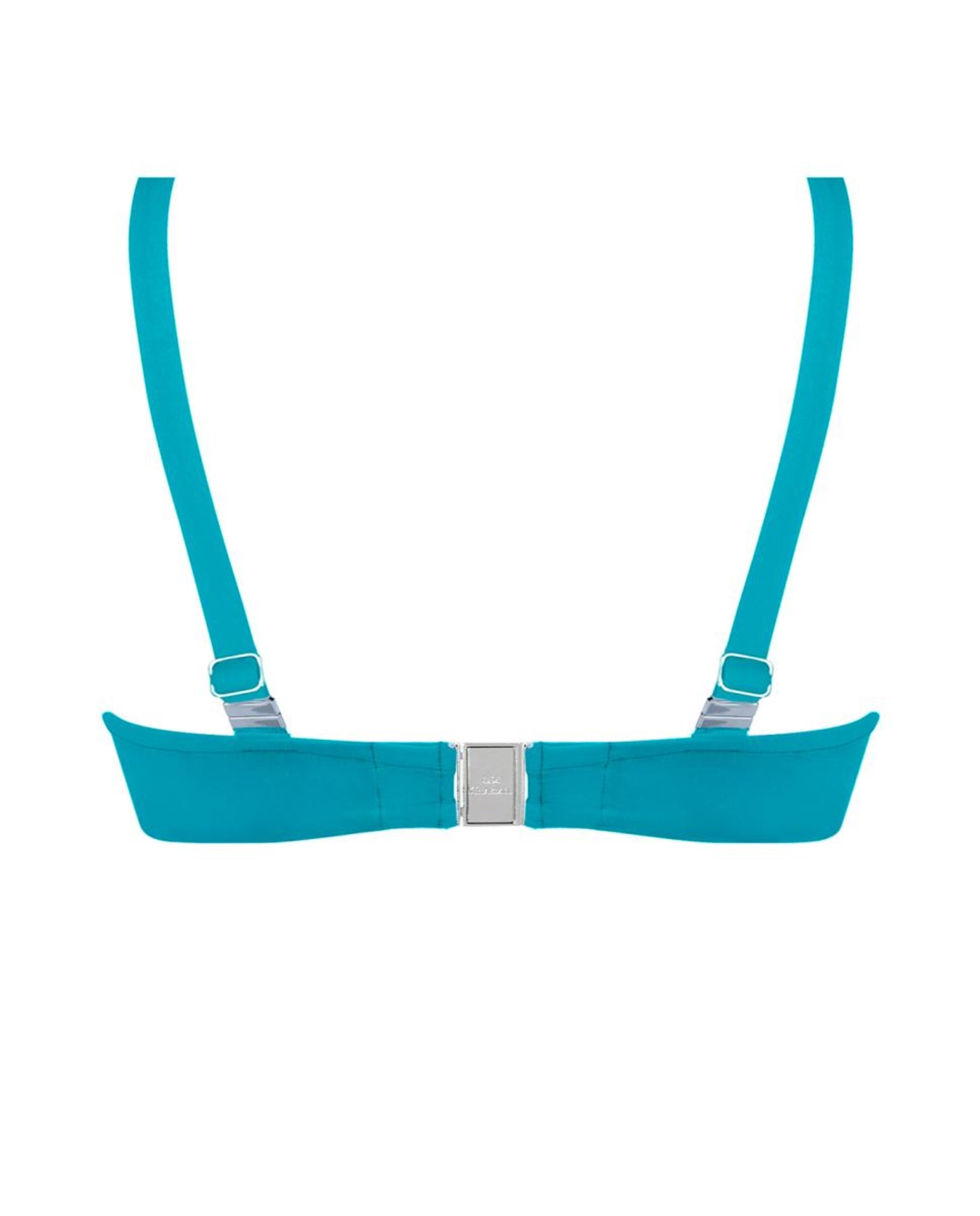 Soutien Triangular Decotado Turquesa-2