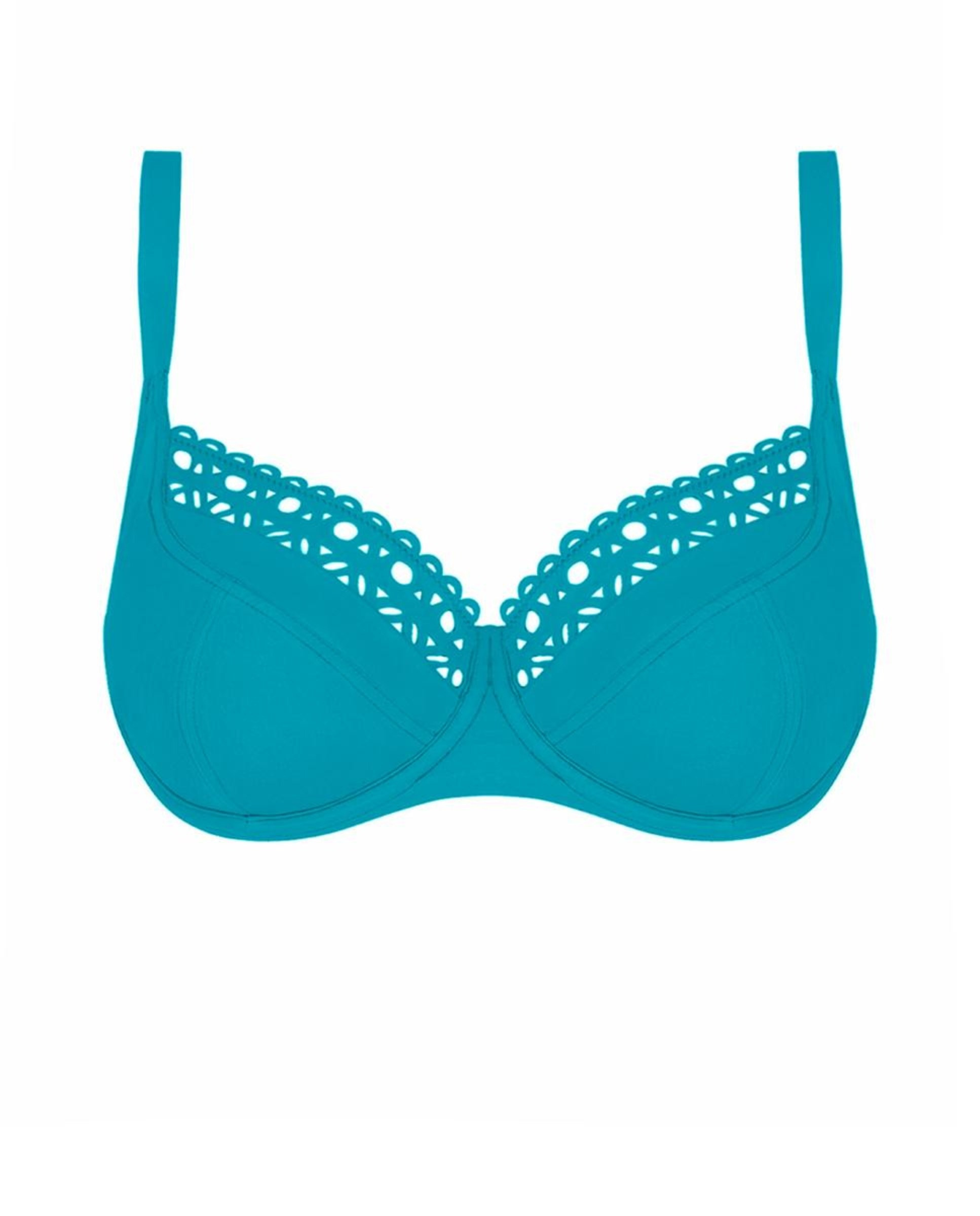 Soutien Triangular Decotado Turquesa-1