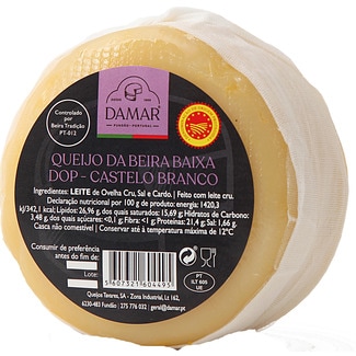 Queijo da Beira Baixa DOP Castelo Branco unidade 450 g - Damar