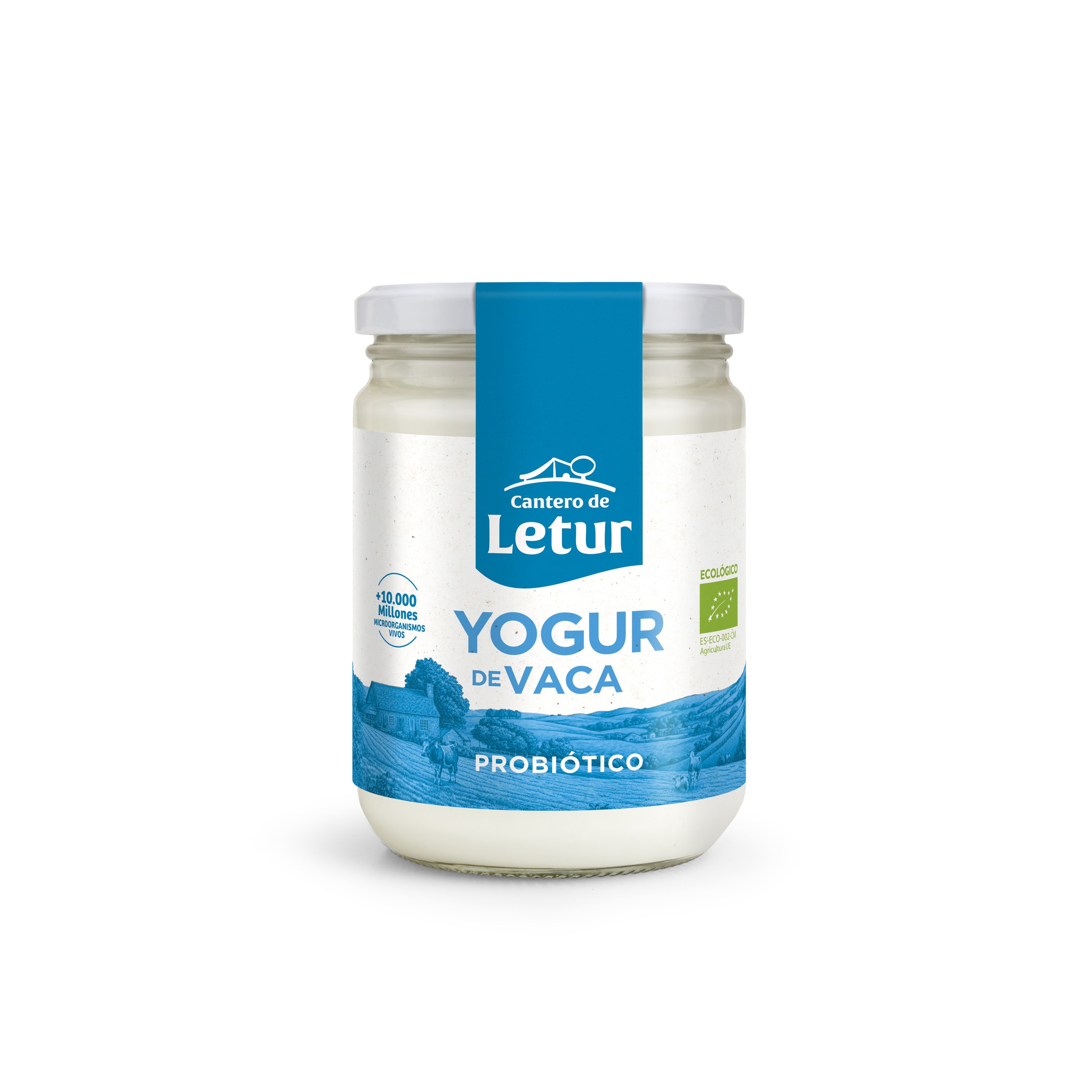 Iogurte Natural de Vaca Biológico embalagem 420 g