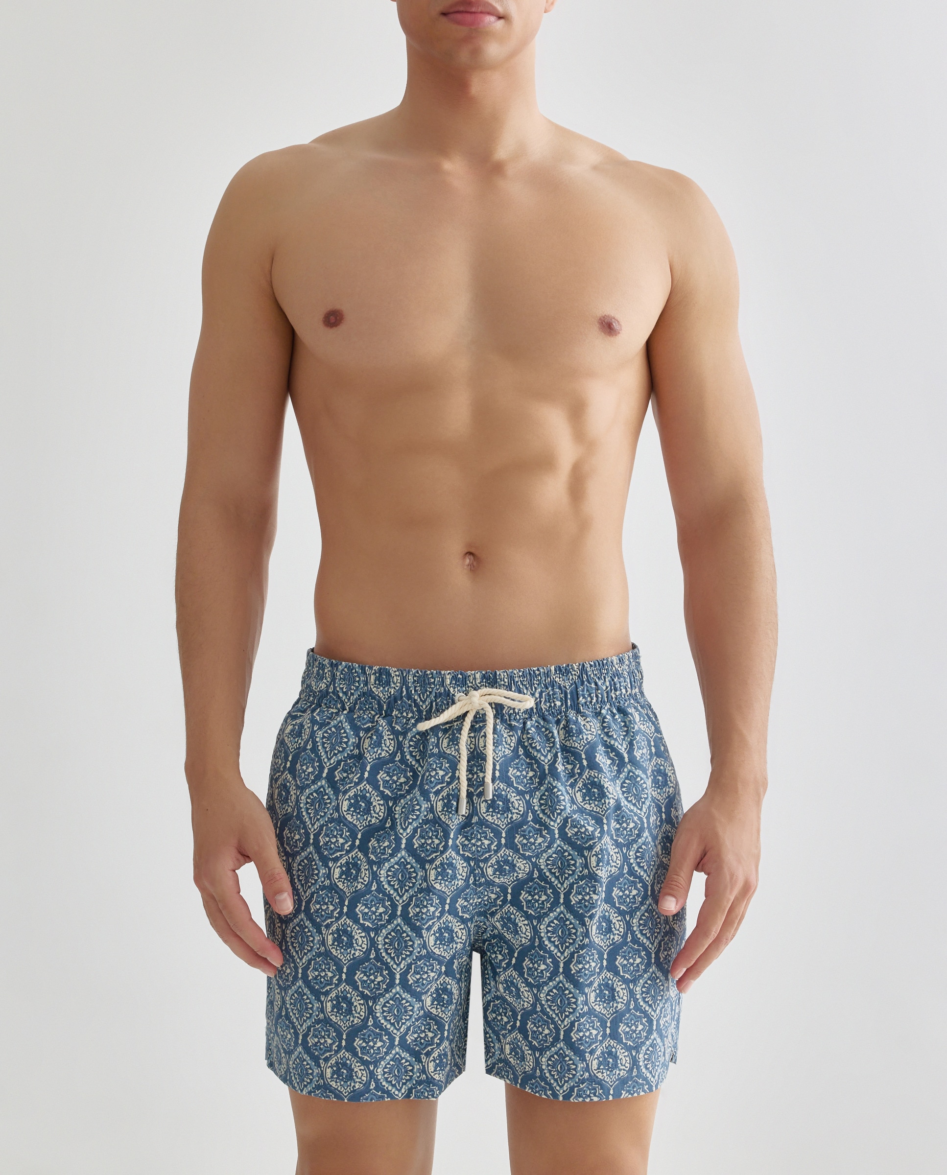 Calções de banho de homem Denim-1