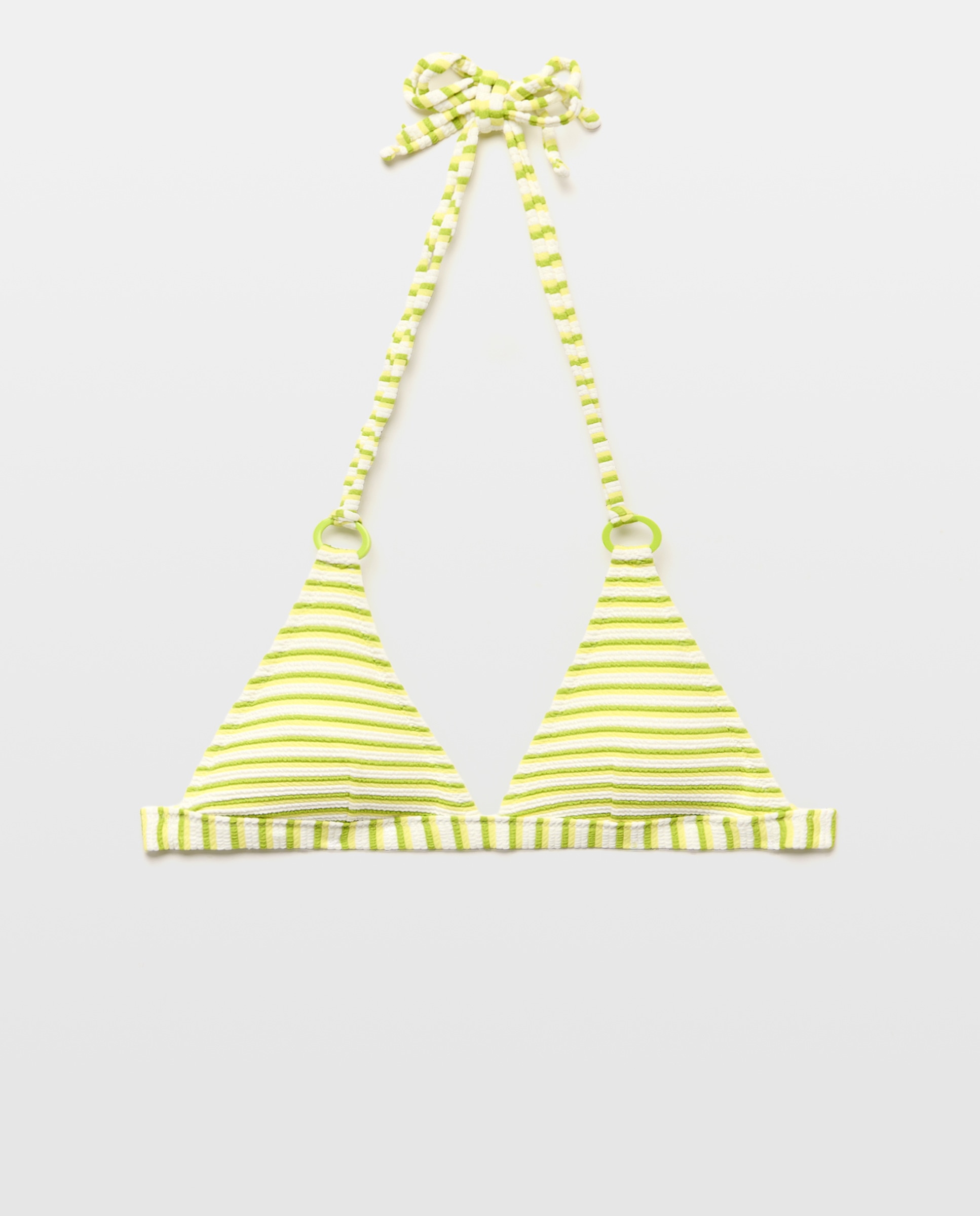 Imagem 0 de Top de Biquíni com Textura e Riscas