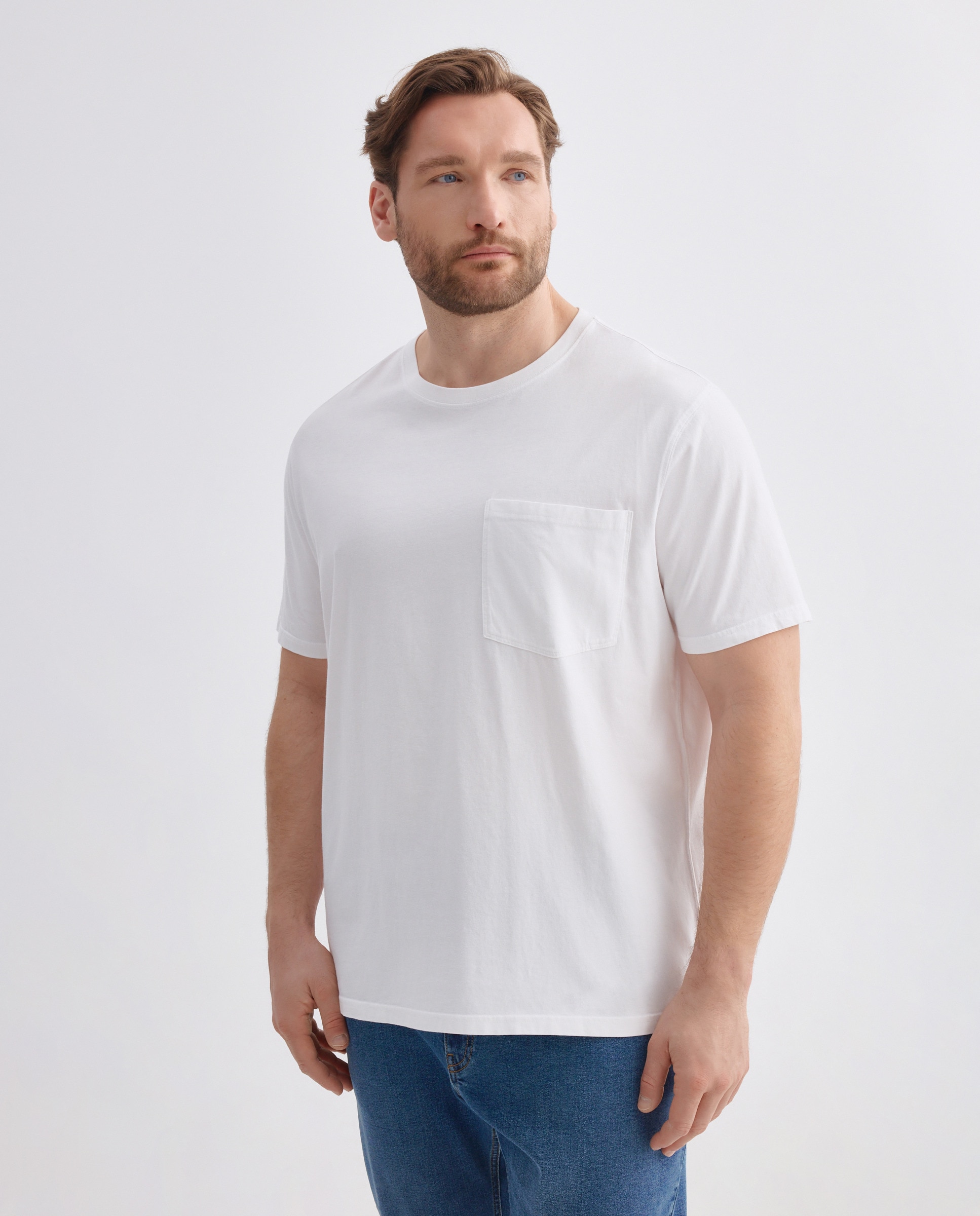 Imagem 0 de T-shirt de Manga Curta com Lavagem Tamanhos Grandes