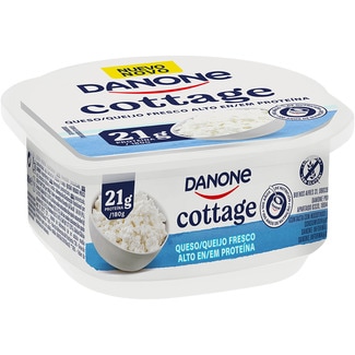 queso cottage alto en proteína sin gluten tarrina 180 g - Danone