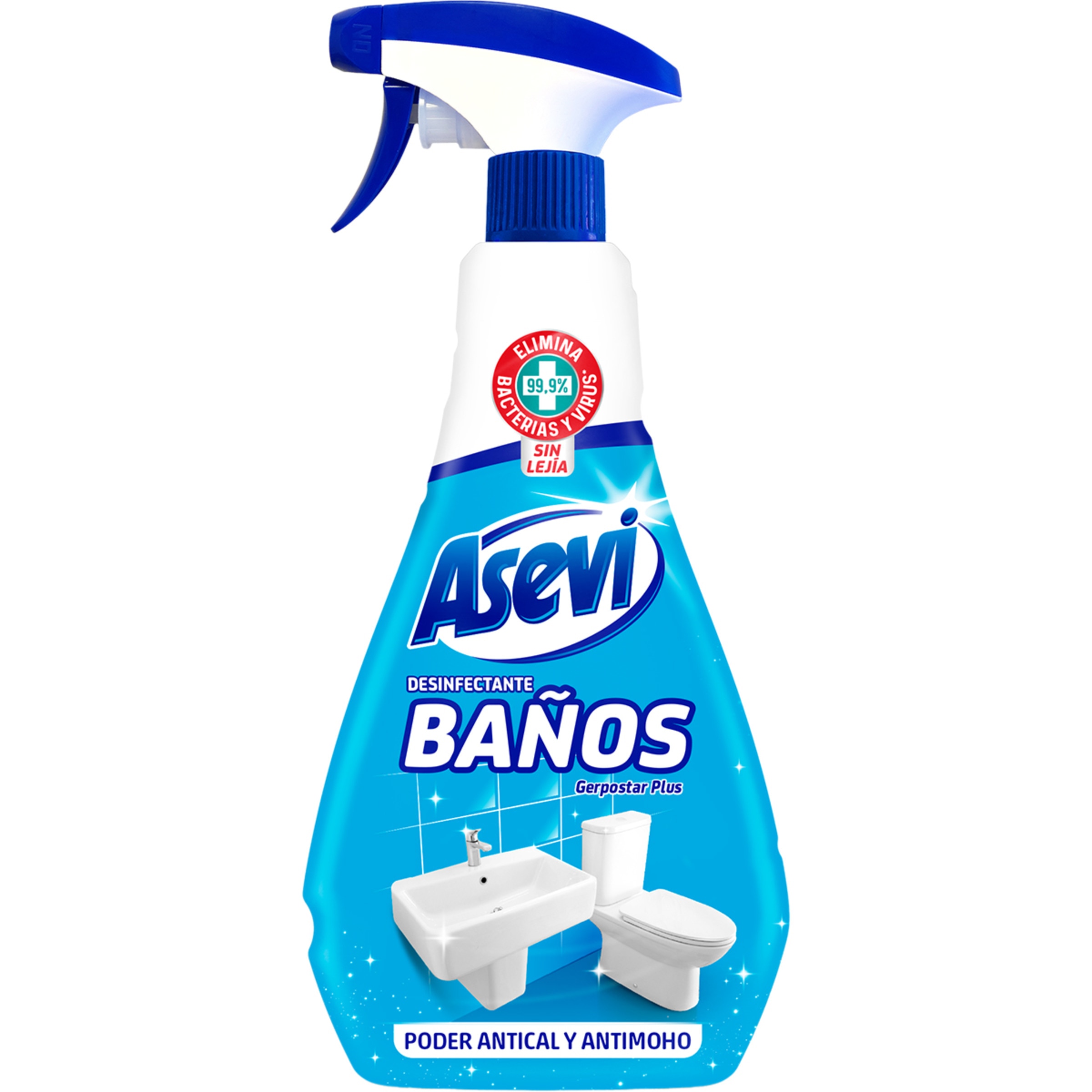 desinfectante para baños antical spray 720 ml