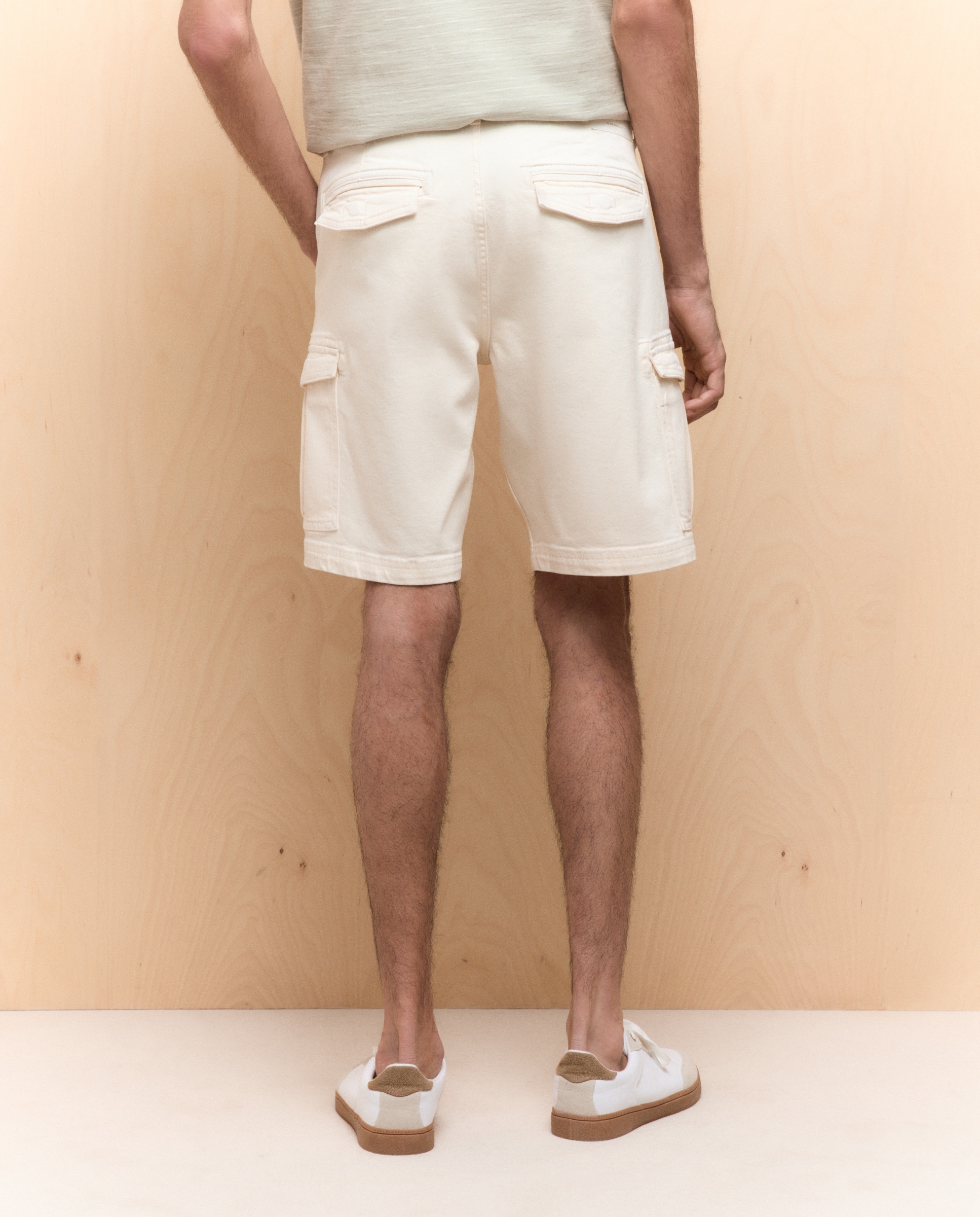 Bermudas Multibolsos de Ganga Stretch 120 Cru-3