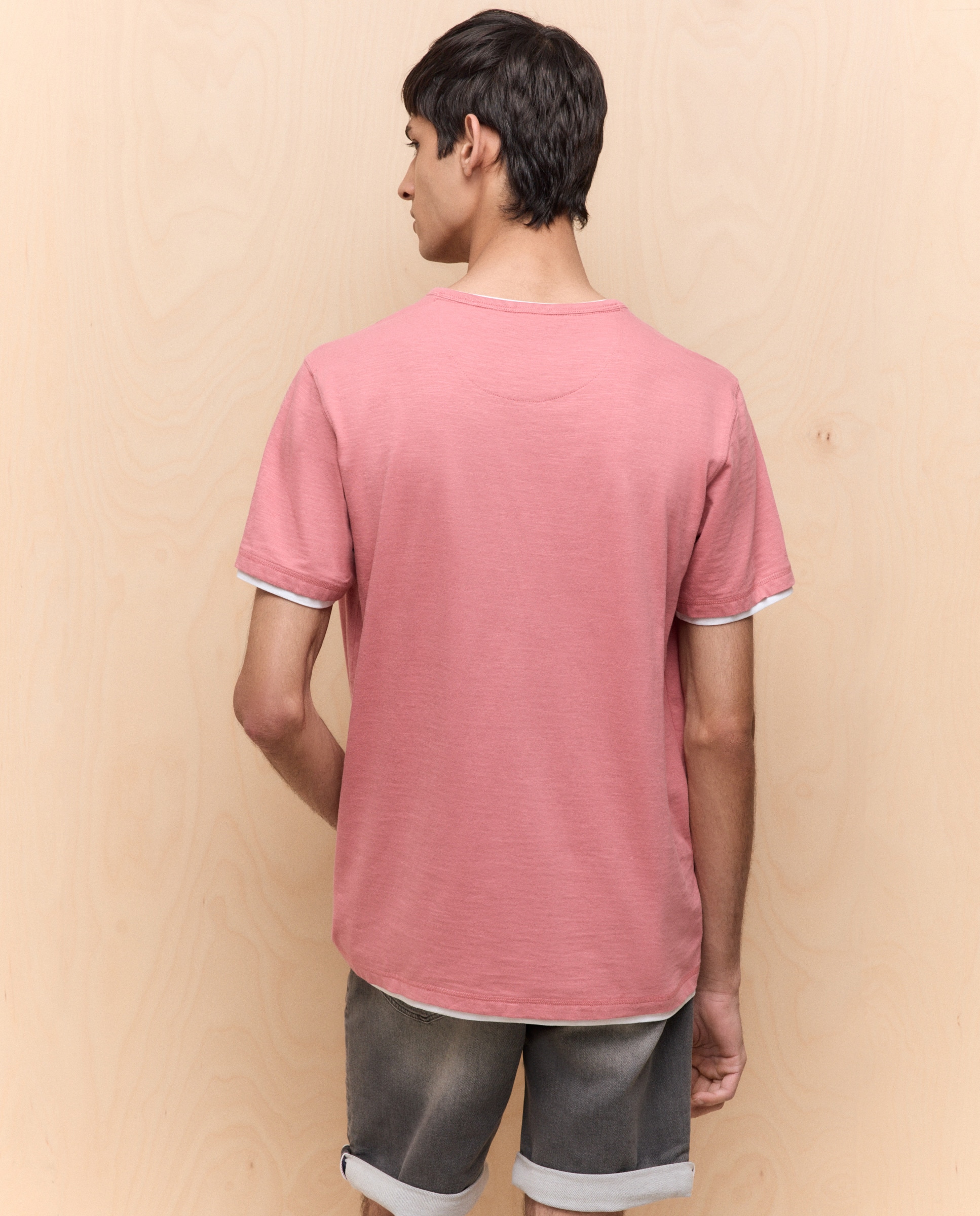 T-shirt de Peça Dupla com Manga Curta Buganvília-2