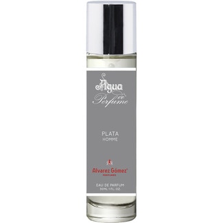 agua de perfume masculina Plata frasco 30 ml - Alvarez Gomez