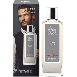 agua de perfume masculina Plata frasco 150 ml - Alvarez Gomez