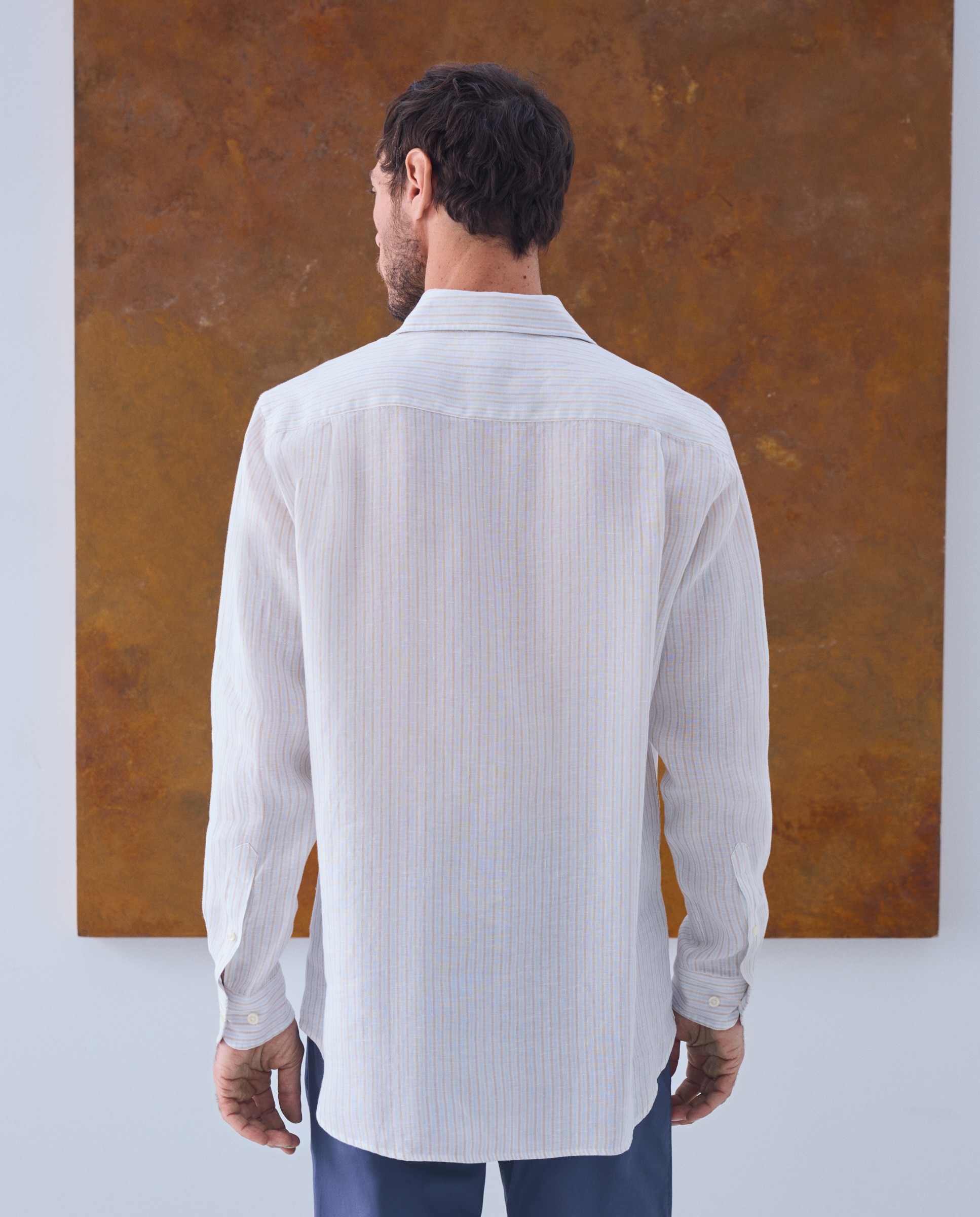 Camisa de Linho Pedra-3