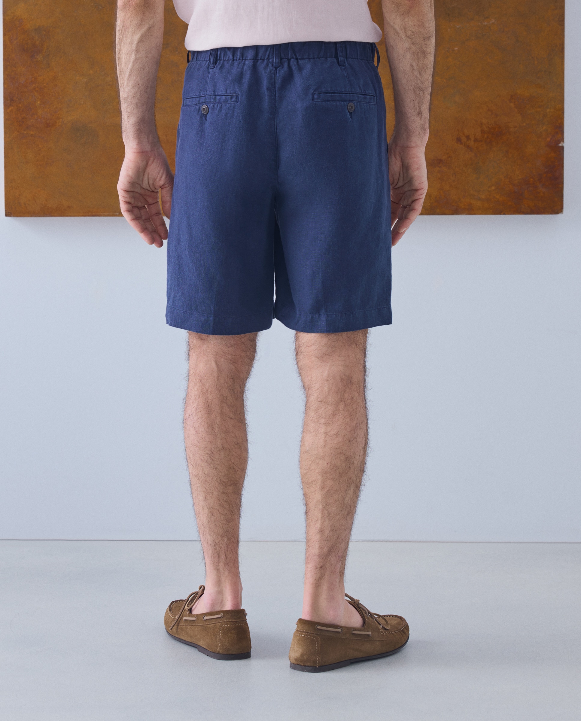 Bermudas de homem Azul-marinho-3