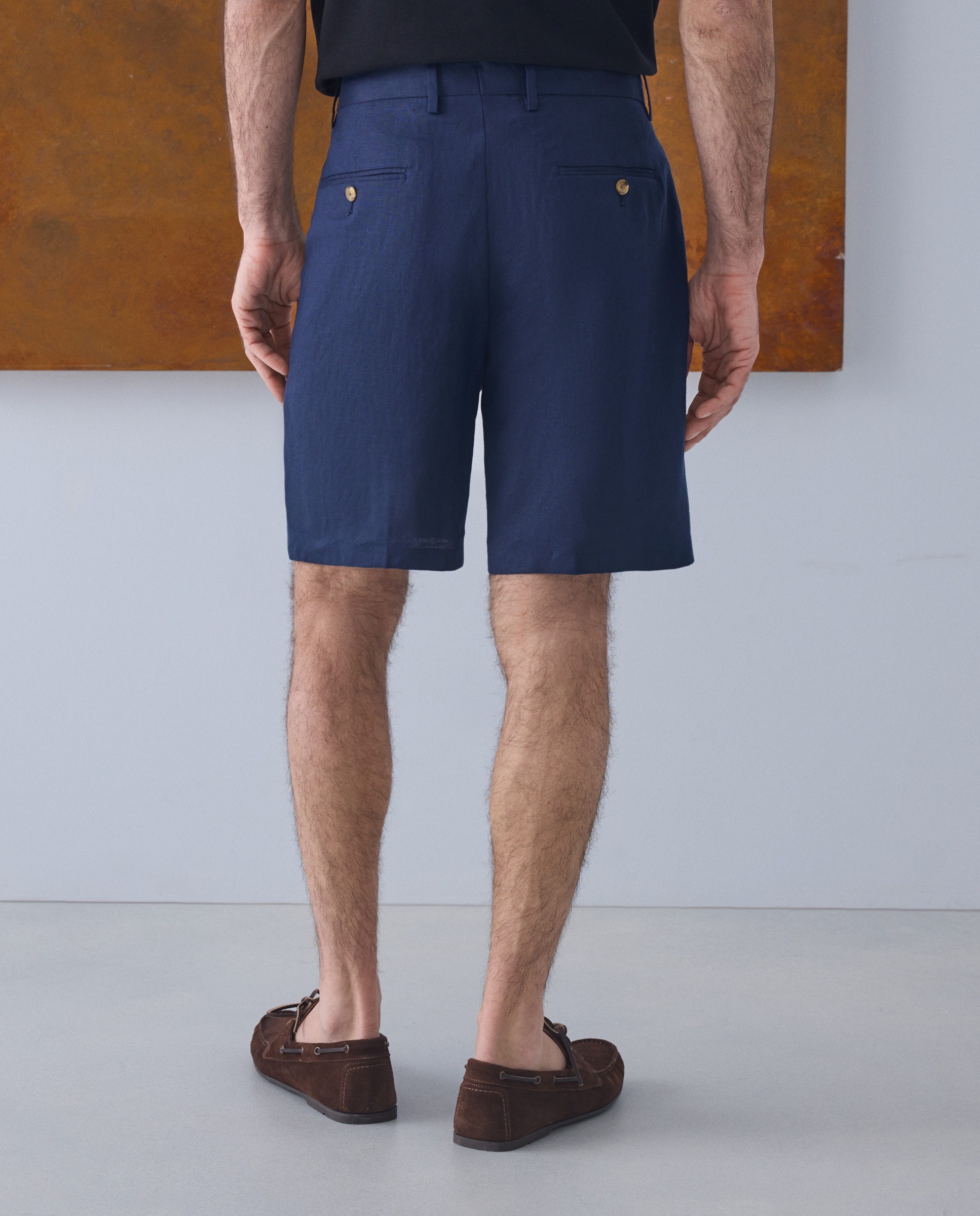 Bermudas de homem Azul-marinho-3
