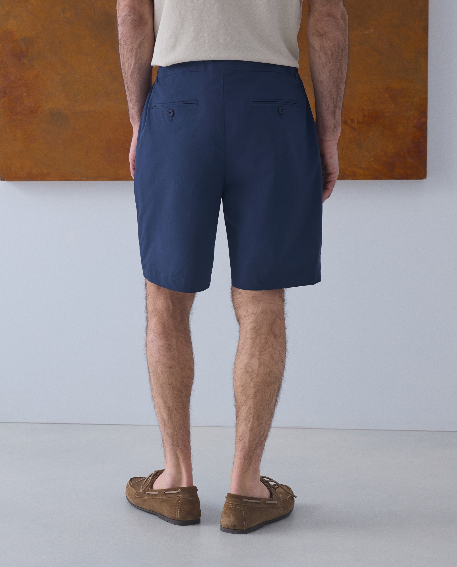 Bermudas Desportivas Azul-3