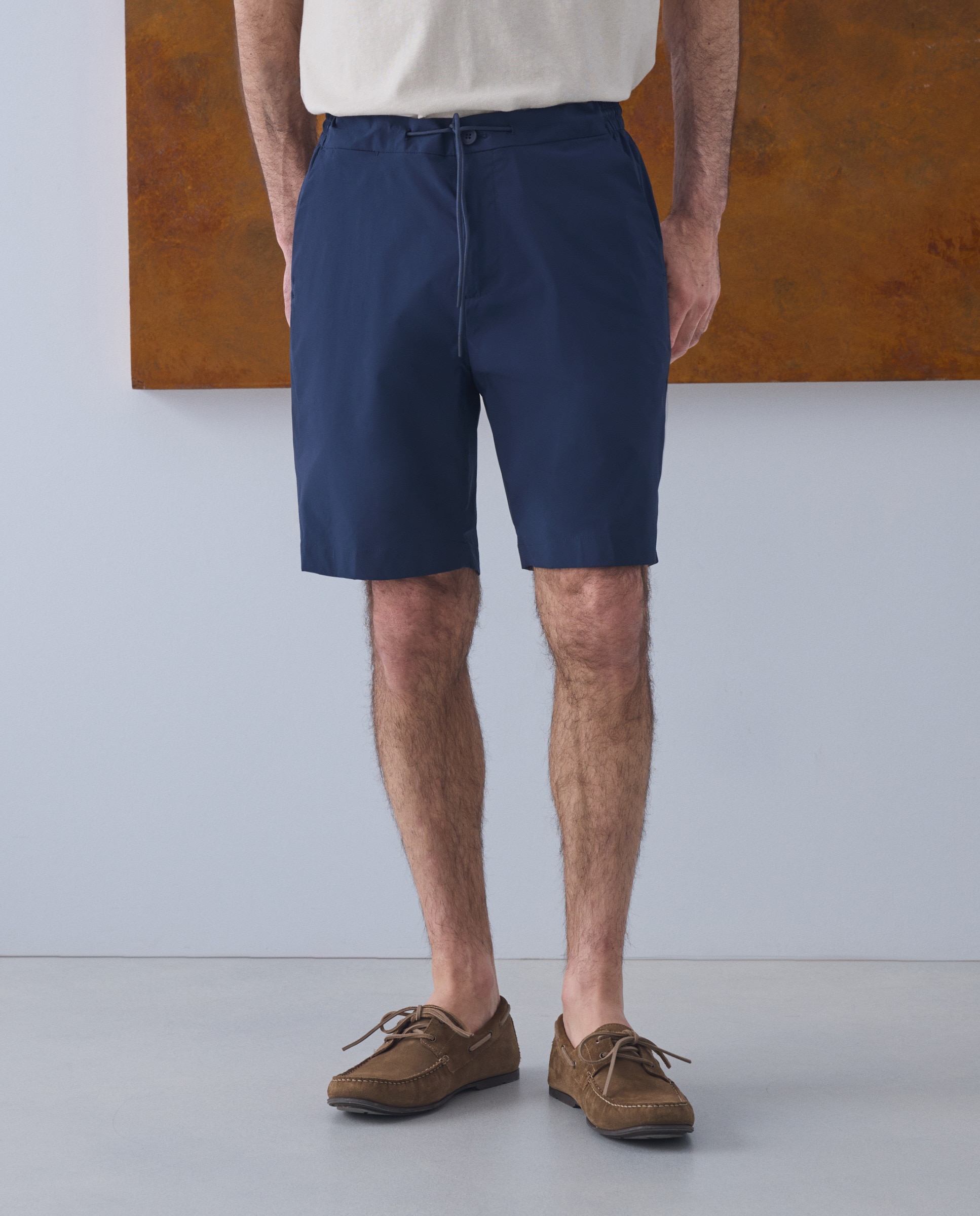 Bermudas Desportivas Azul-2