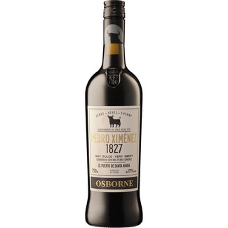 Pedro Ximénez 1827 vino muy dulce DO Jerez-Xérès-Sherry botella 75 cl - Osborne