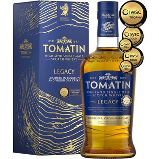 Legacy whisky escocés de malta botella 70 cl - Tomatin